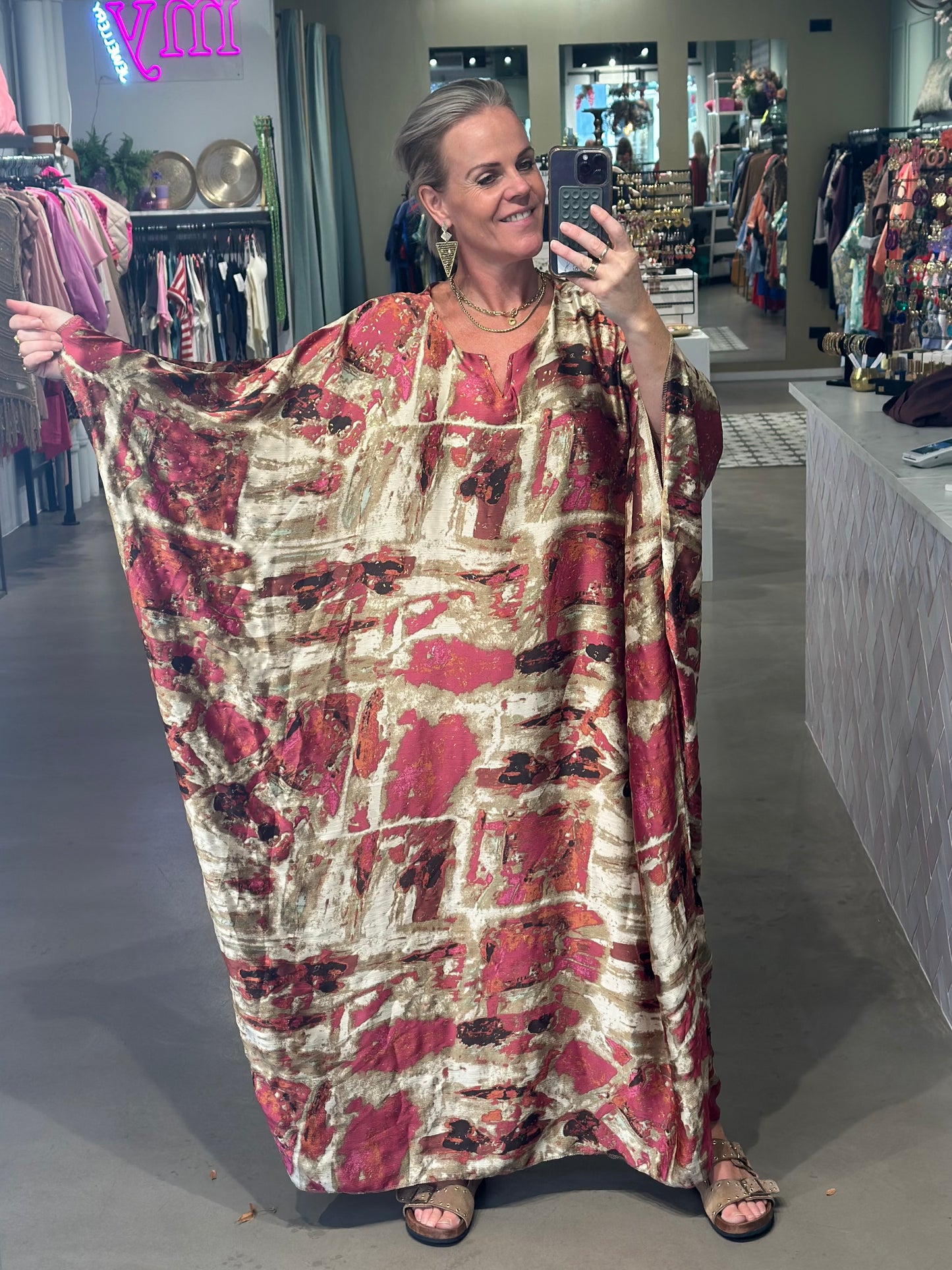 oversized kaftan Verle (grote maat)