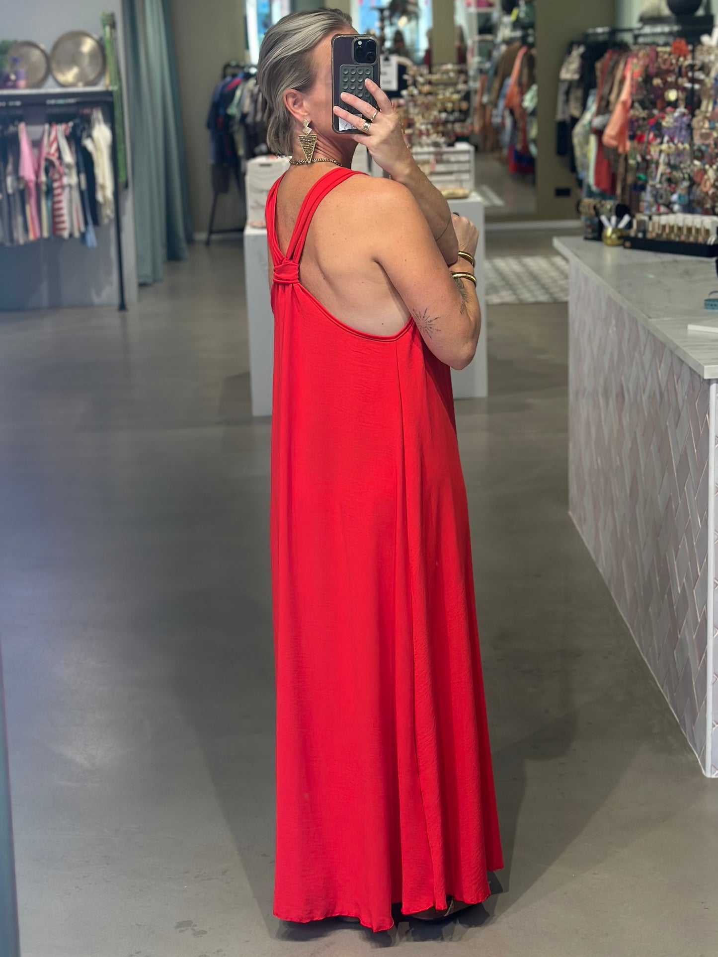 Tika dress rood