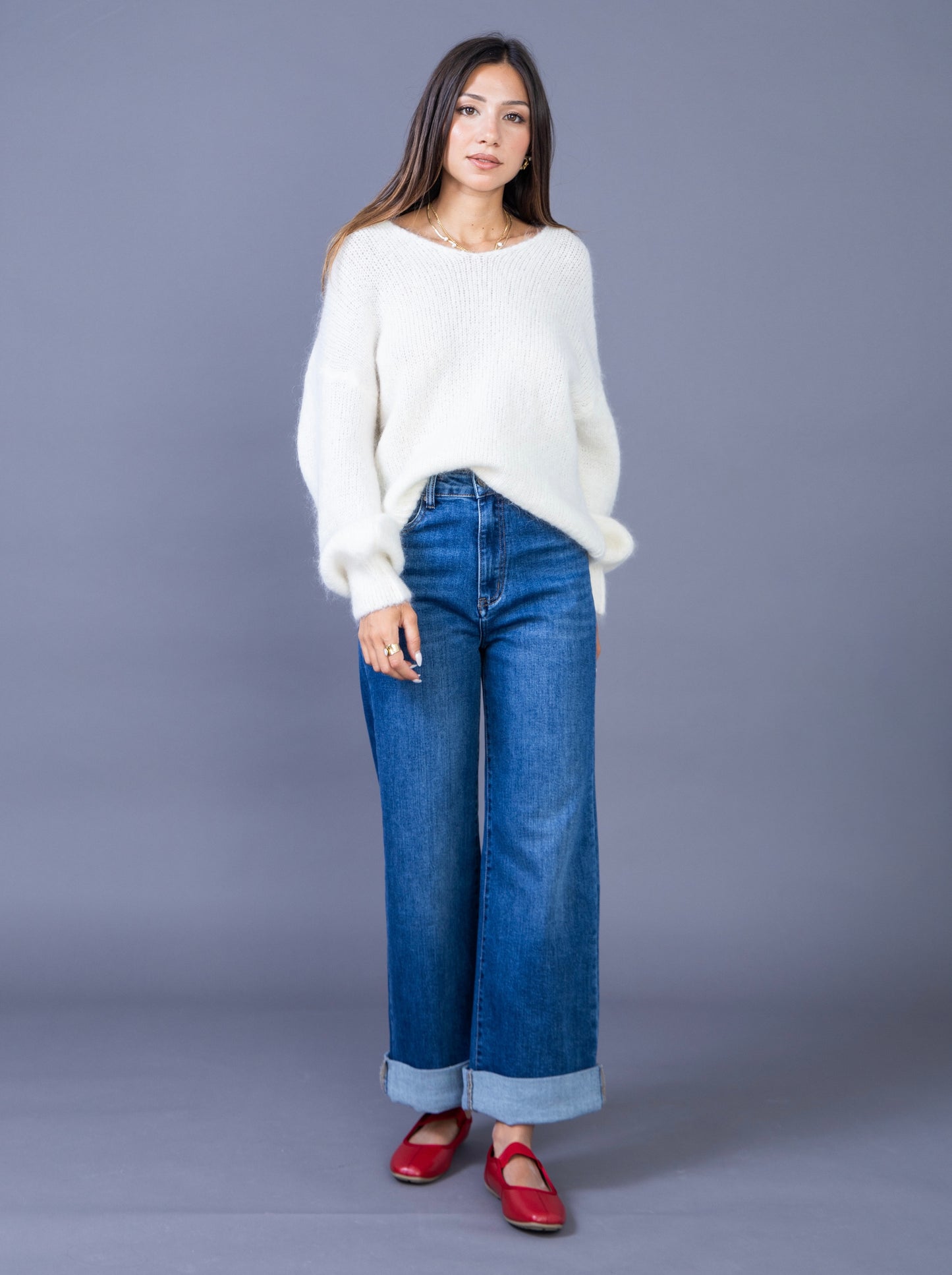 Ana & Lucy straight leg jeans dark blue