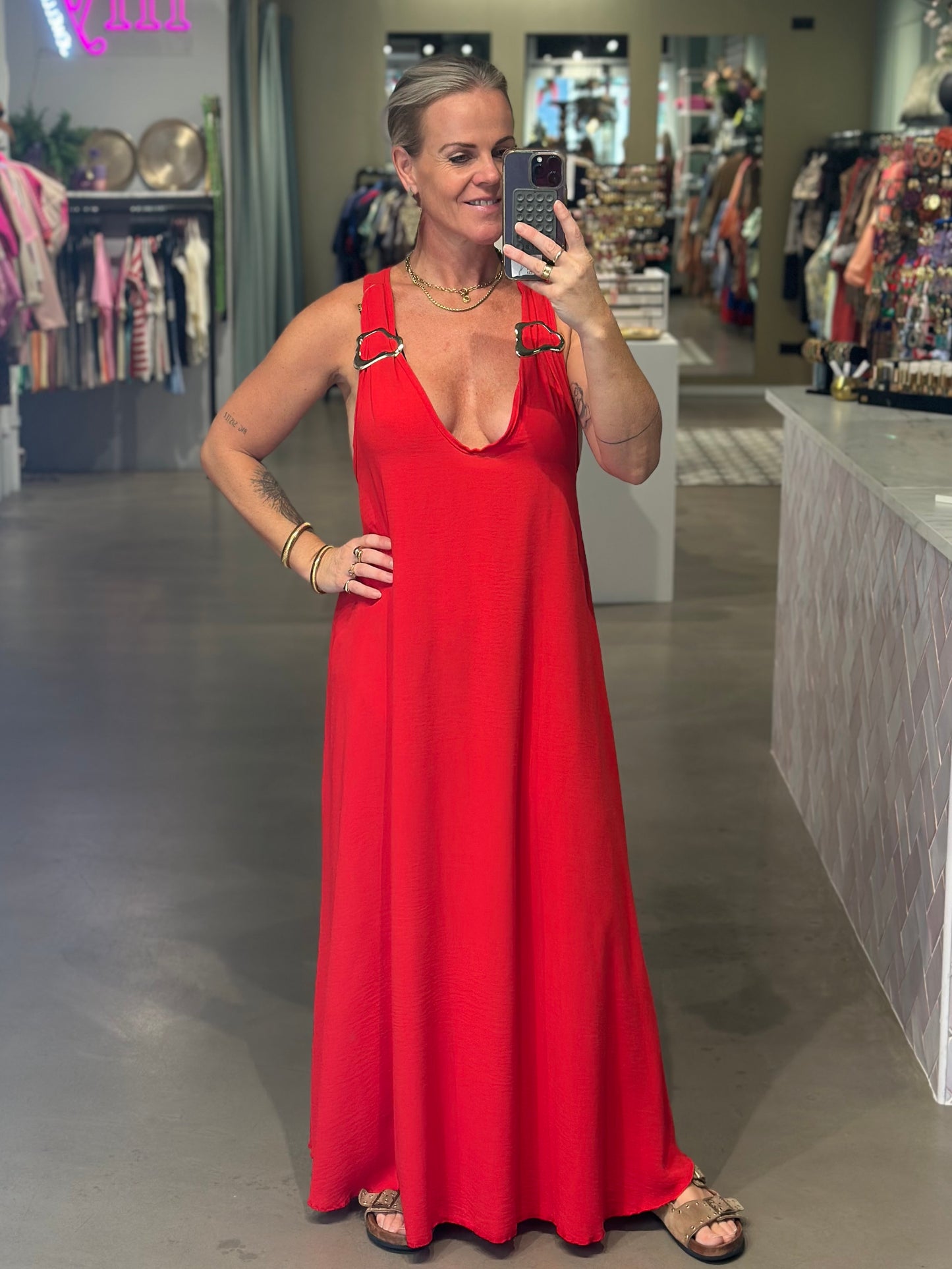 Tika dress rood
