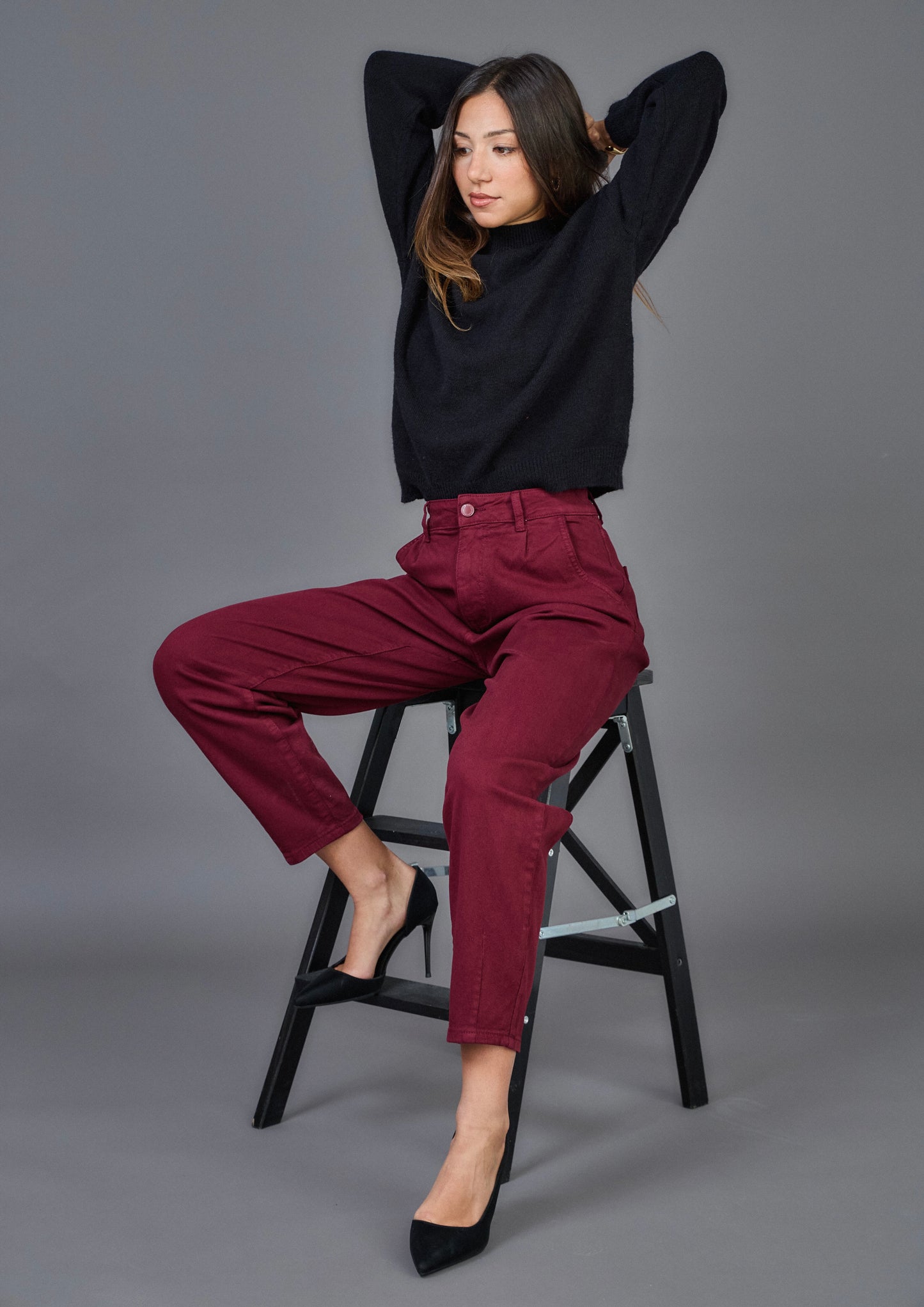 Ana & Lucy Ballon pantalon Bordeaux