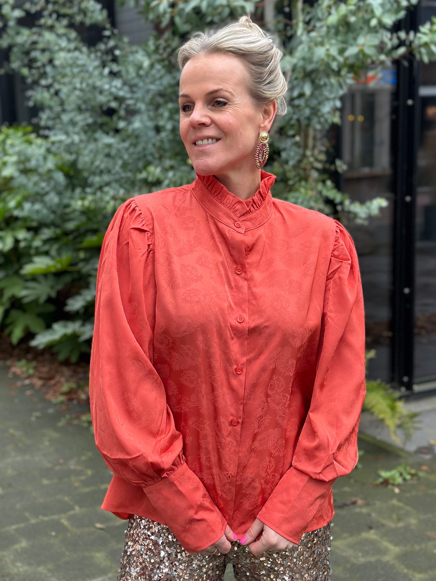 Rosa blouse dusty orange