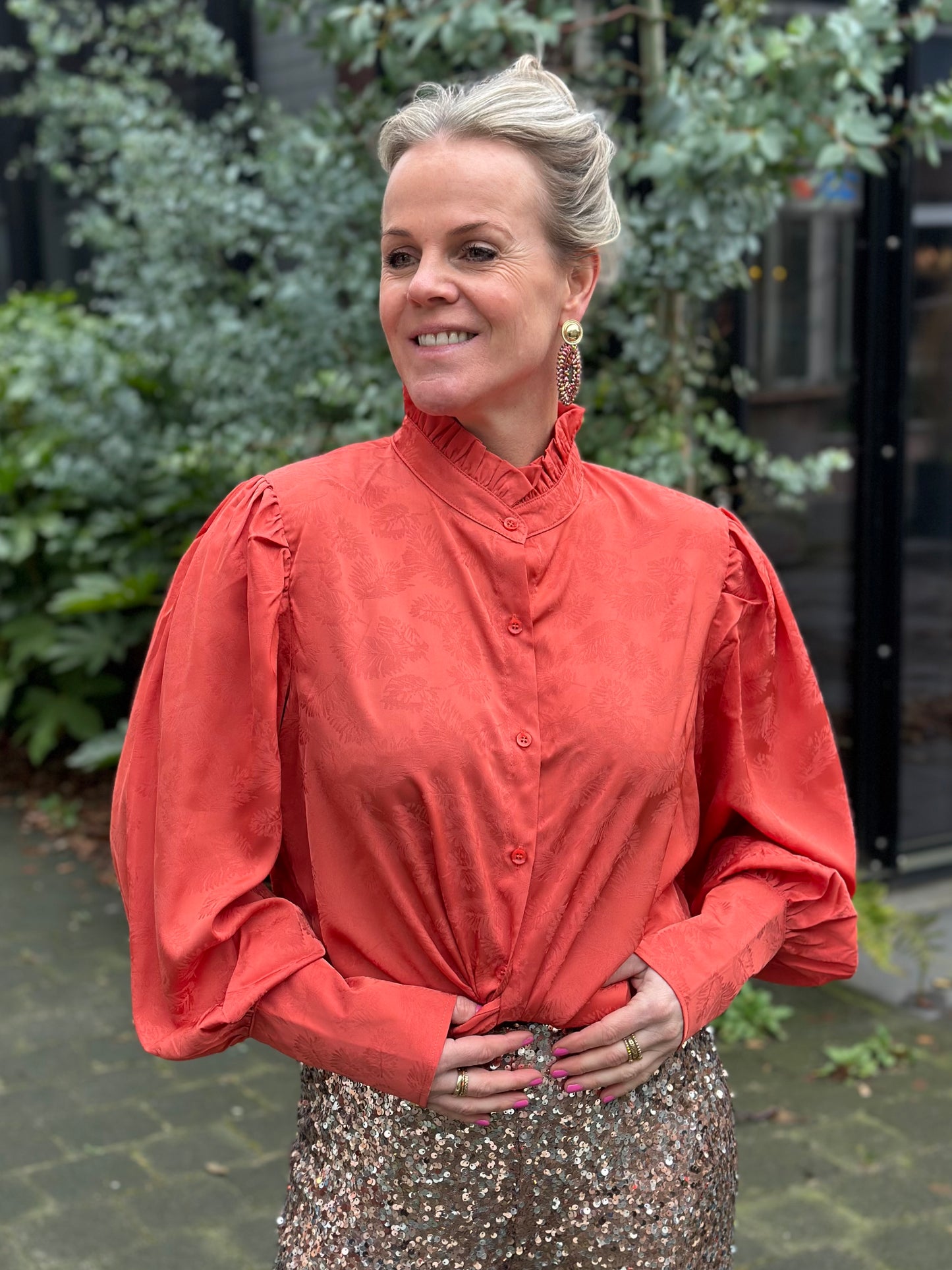 Rosa blouse dusty orange