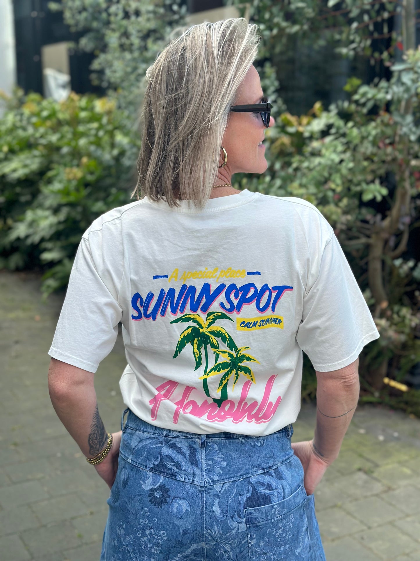 T-shirt Honolulu wit