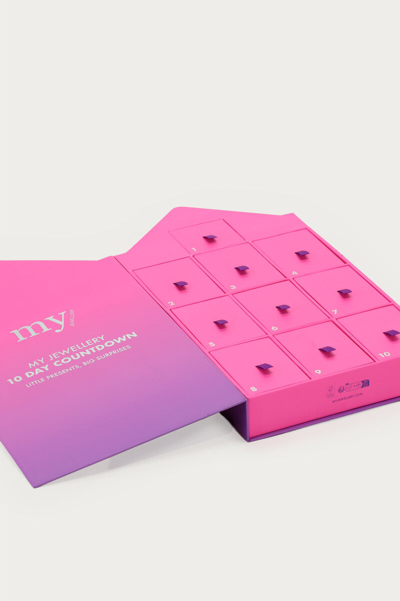 Adventskalender Luxe 10 Gifts Boutique zilver