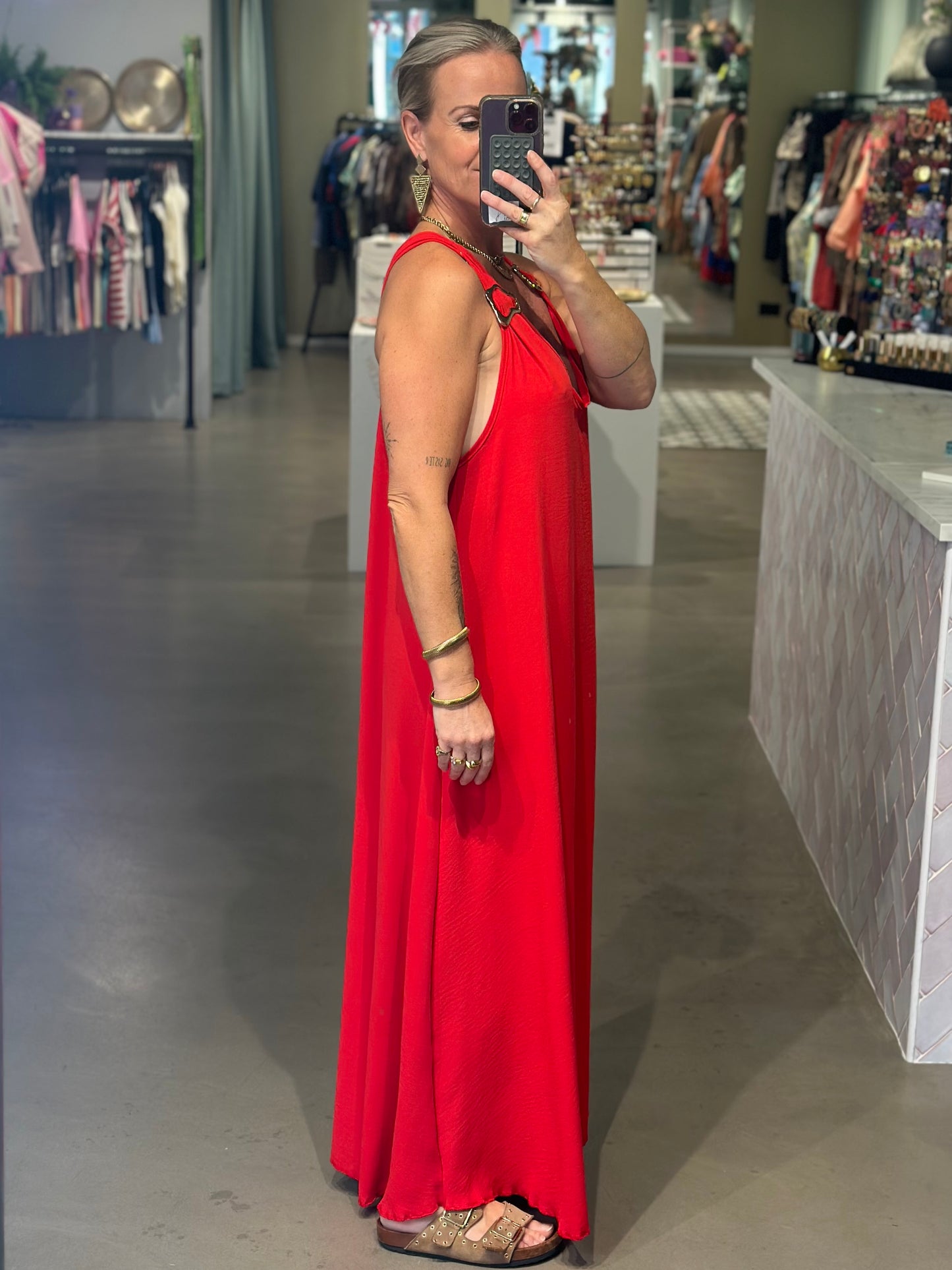 Tika dress rood