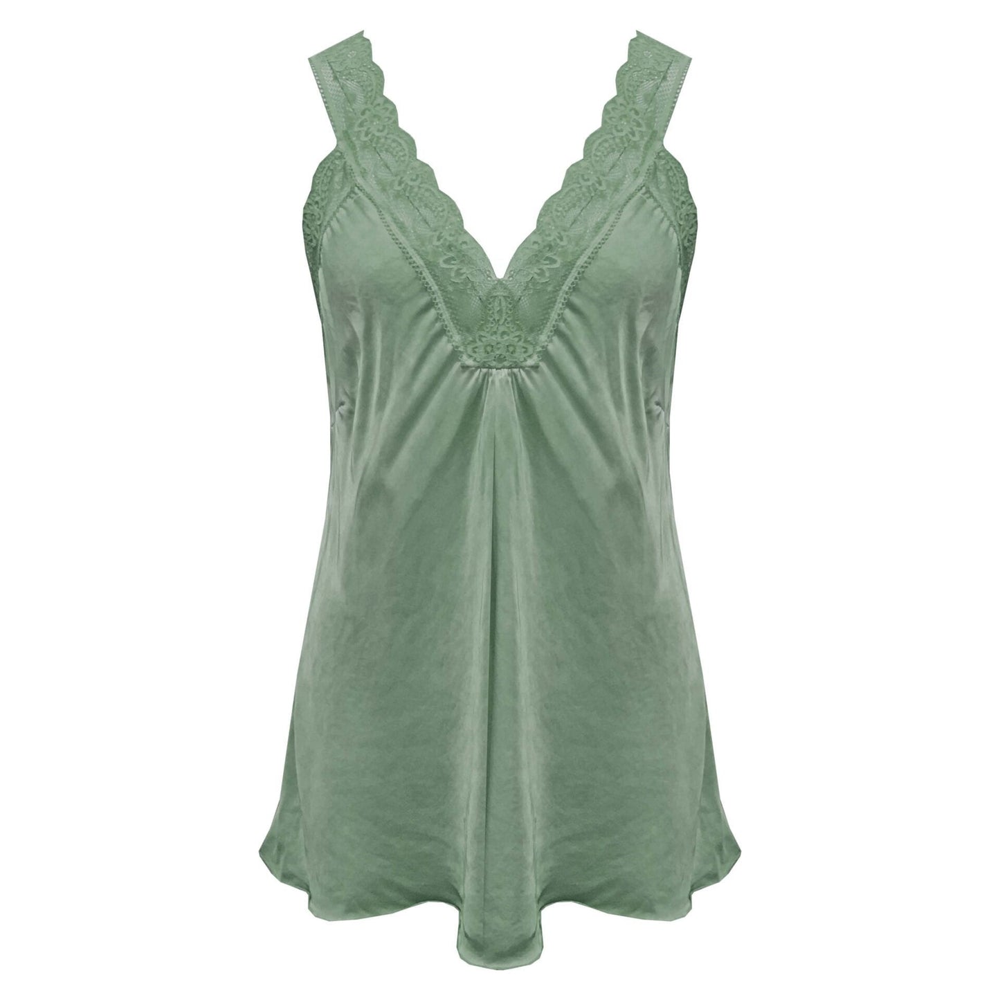 lace singlet khaki