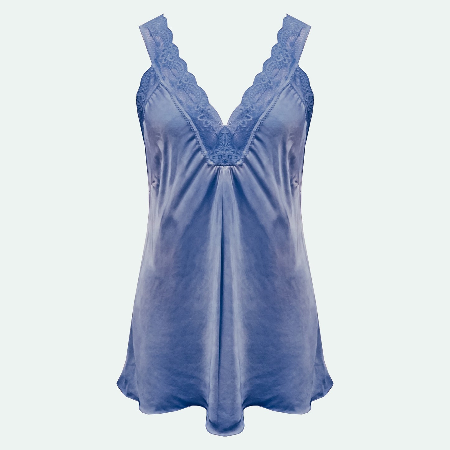 lace singlet jeans blauw