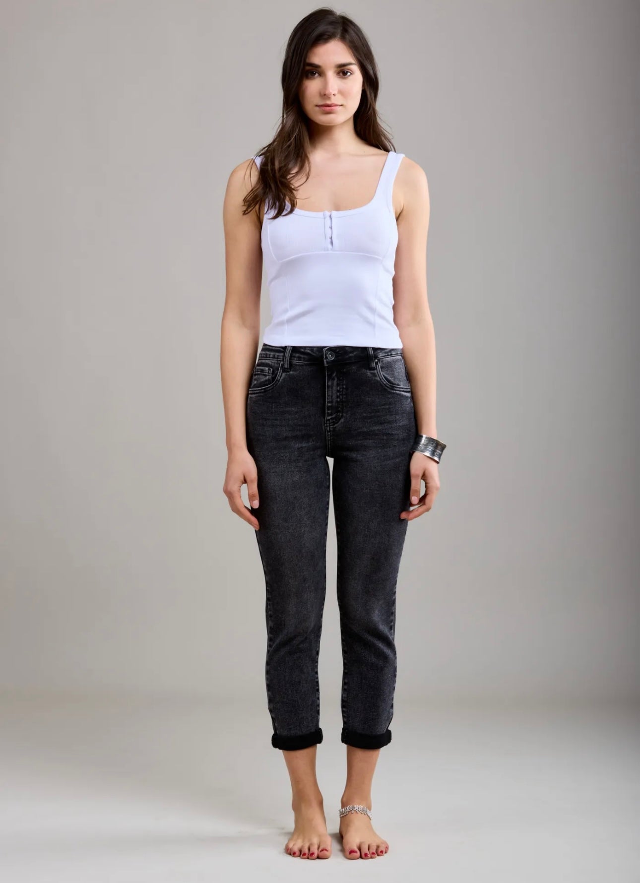 Boyfriend jeans zwart