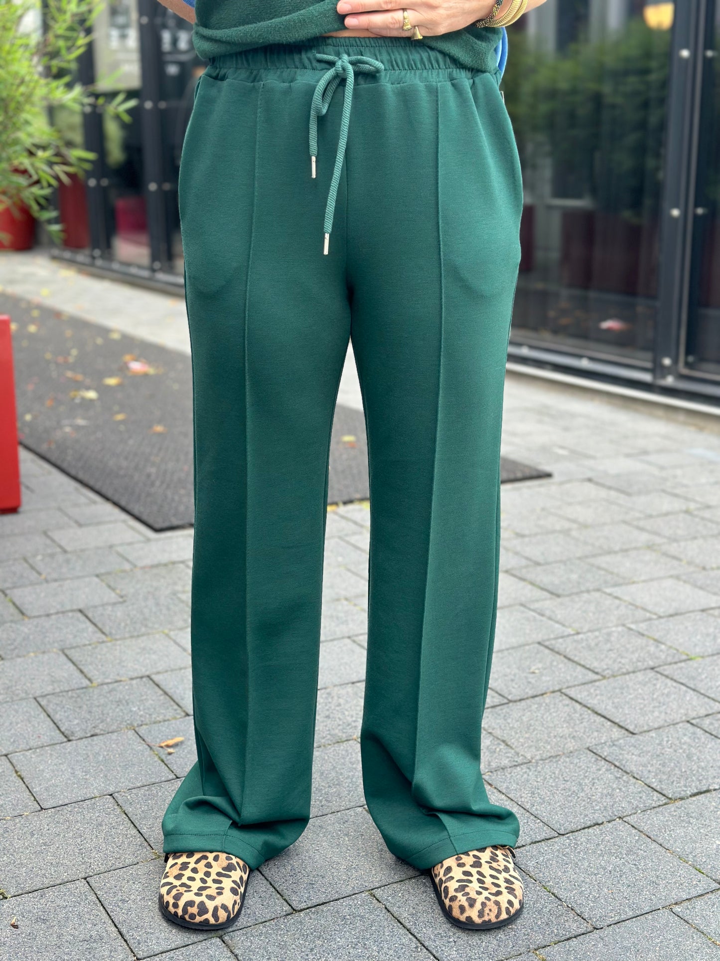 Scubba Sweat broek flessen groen
