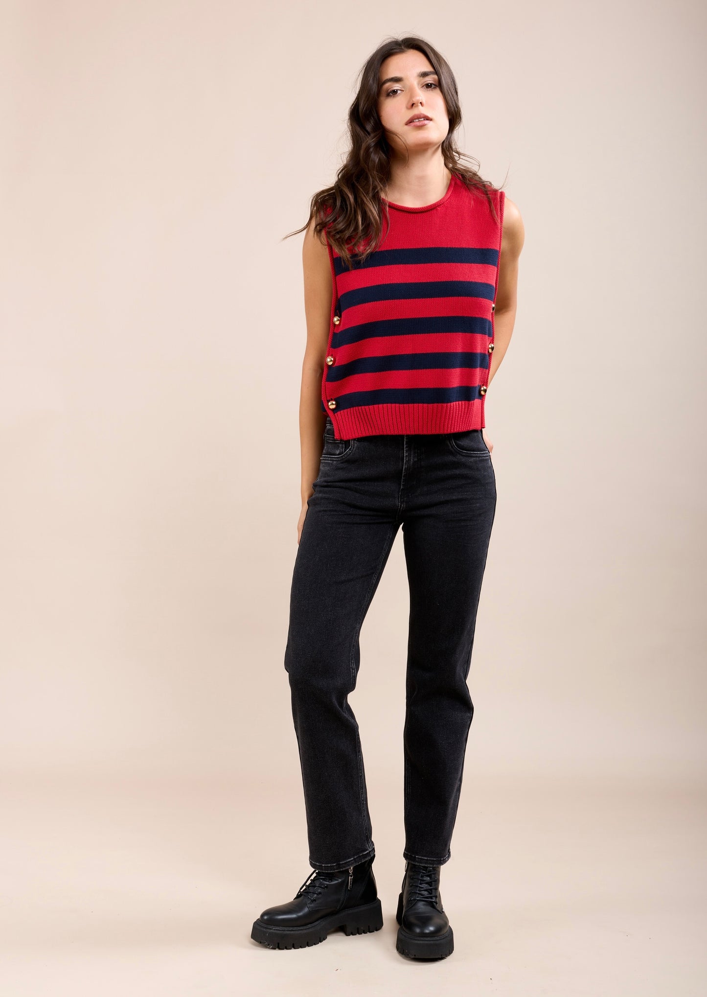 Toxik straight fit jeans 89 donker grijs