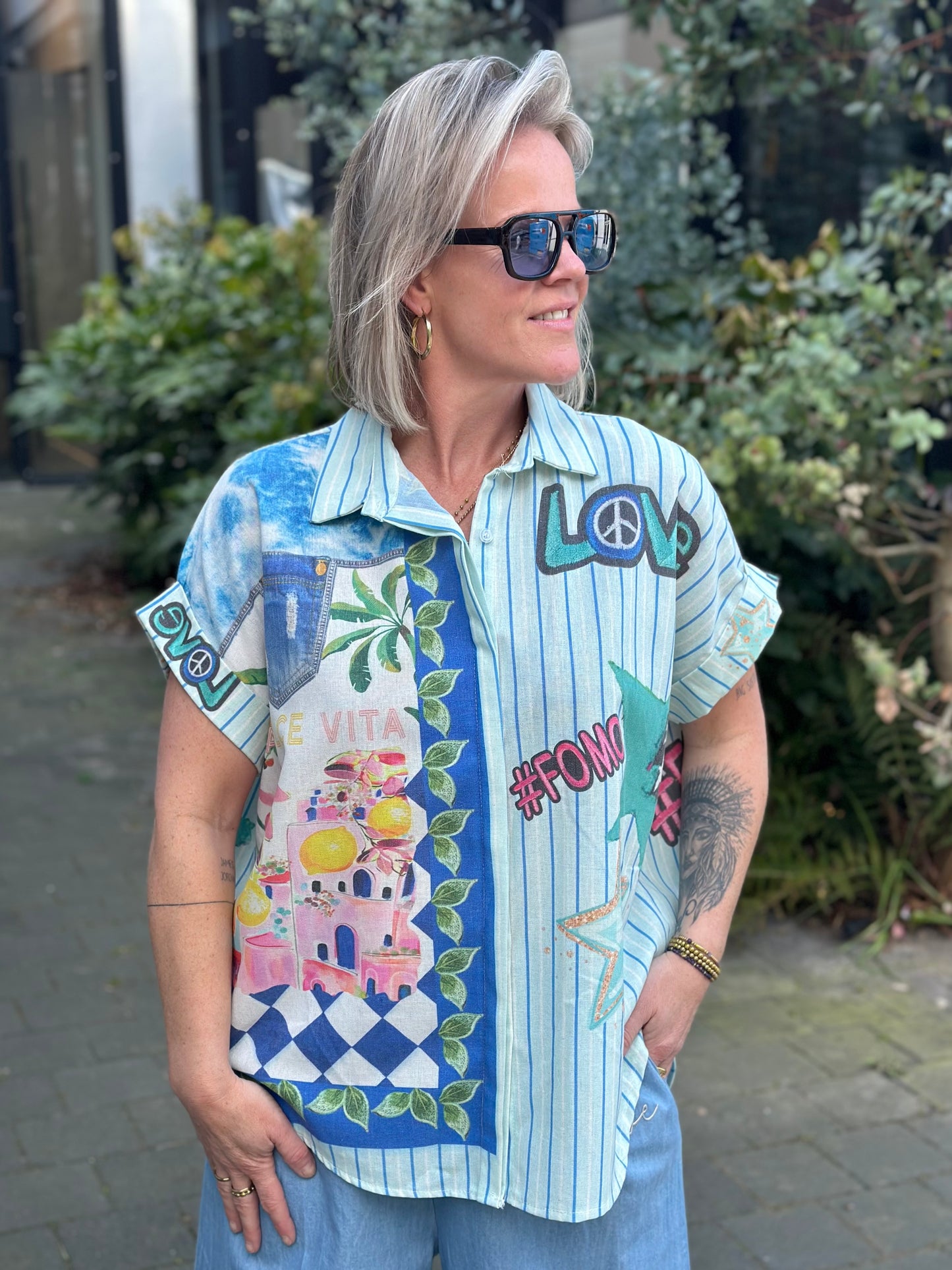 Oversized blouse Love