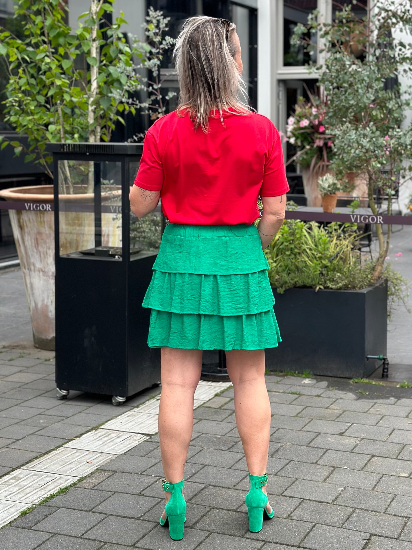 Kort rokje Lilly groen