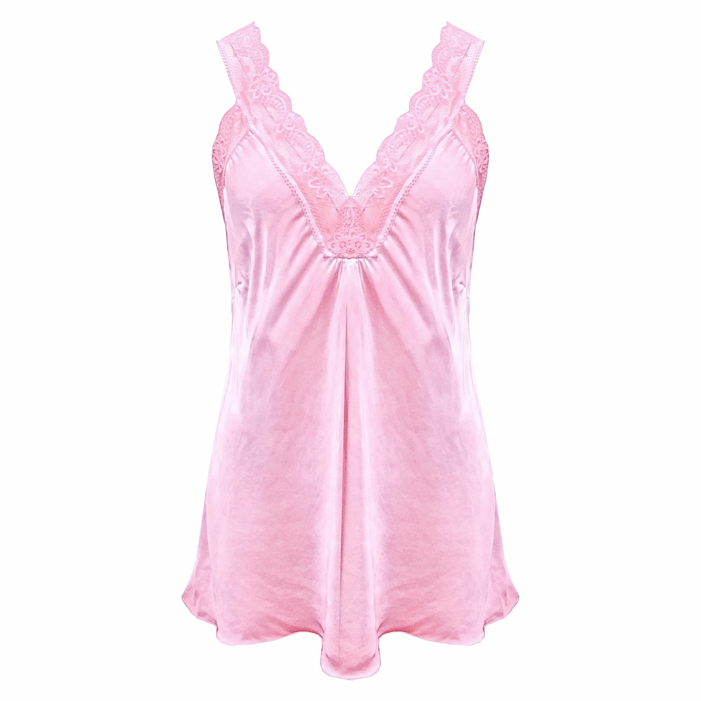 Lace singlet licht roze