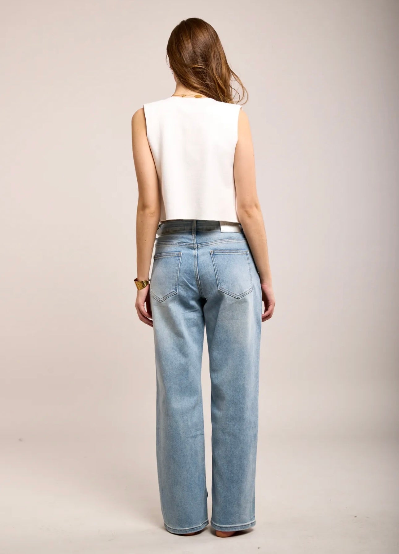 Toxik Wide leg licht blue