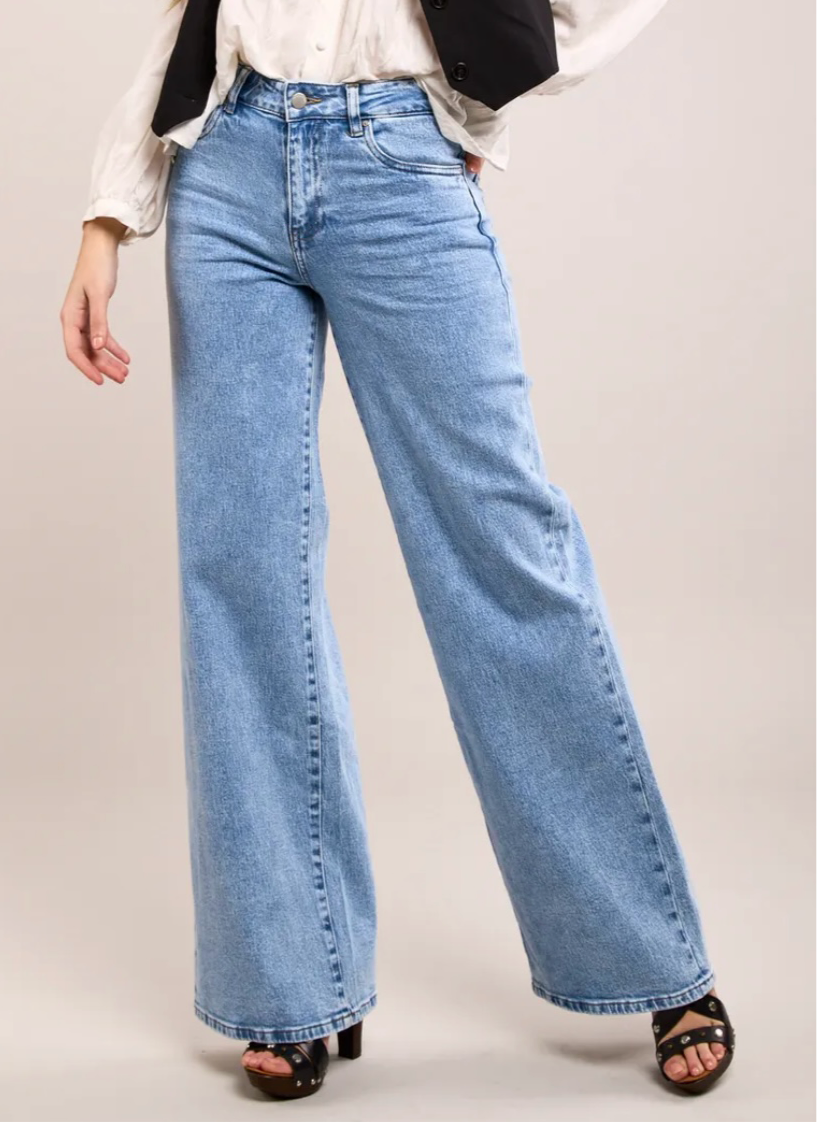 Toxik wide leg jeans blue