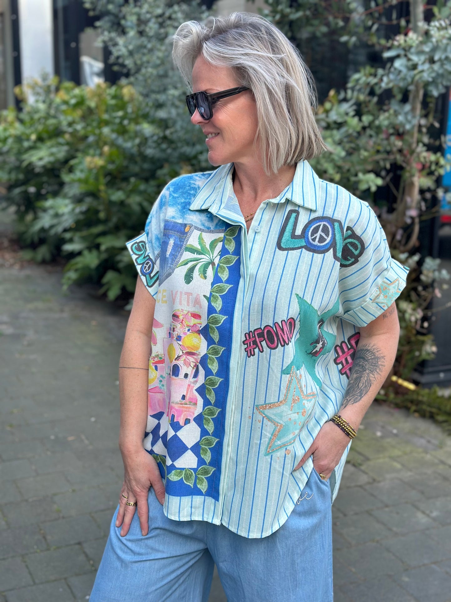 Oversized blouse Love