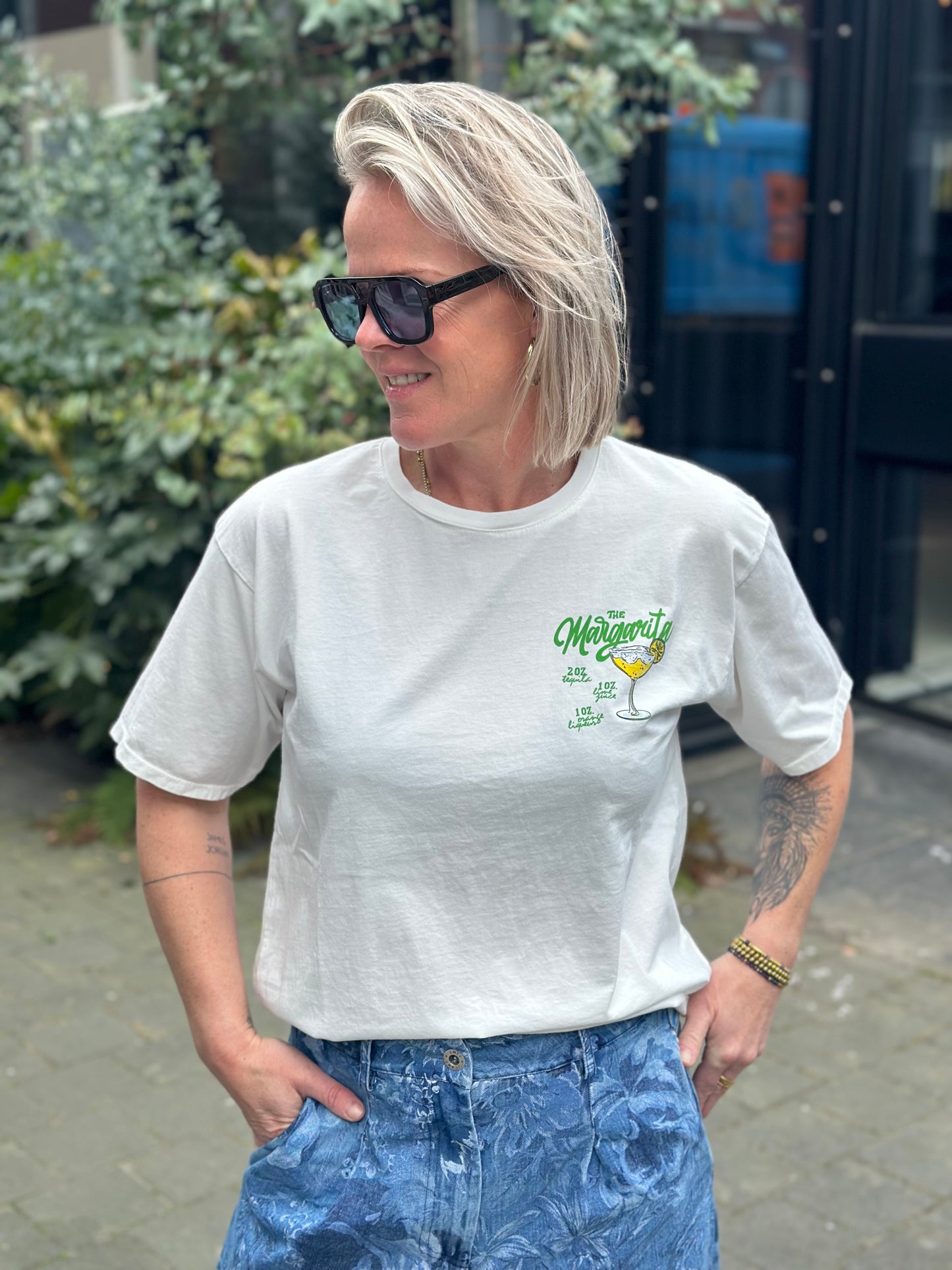 T-shirt Margarita wit
