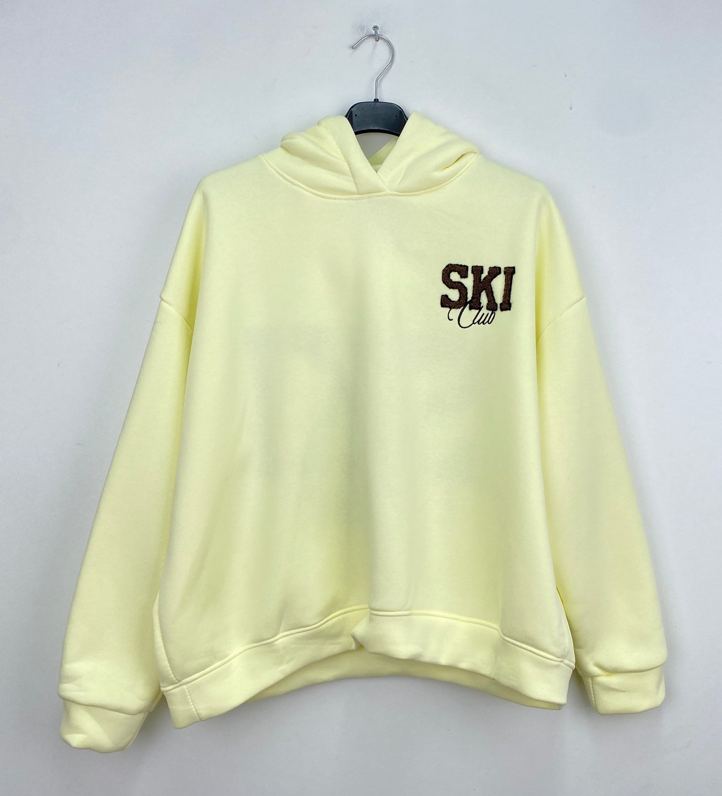 hoodie sweater Ski Club geel