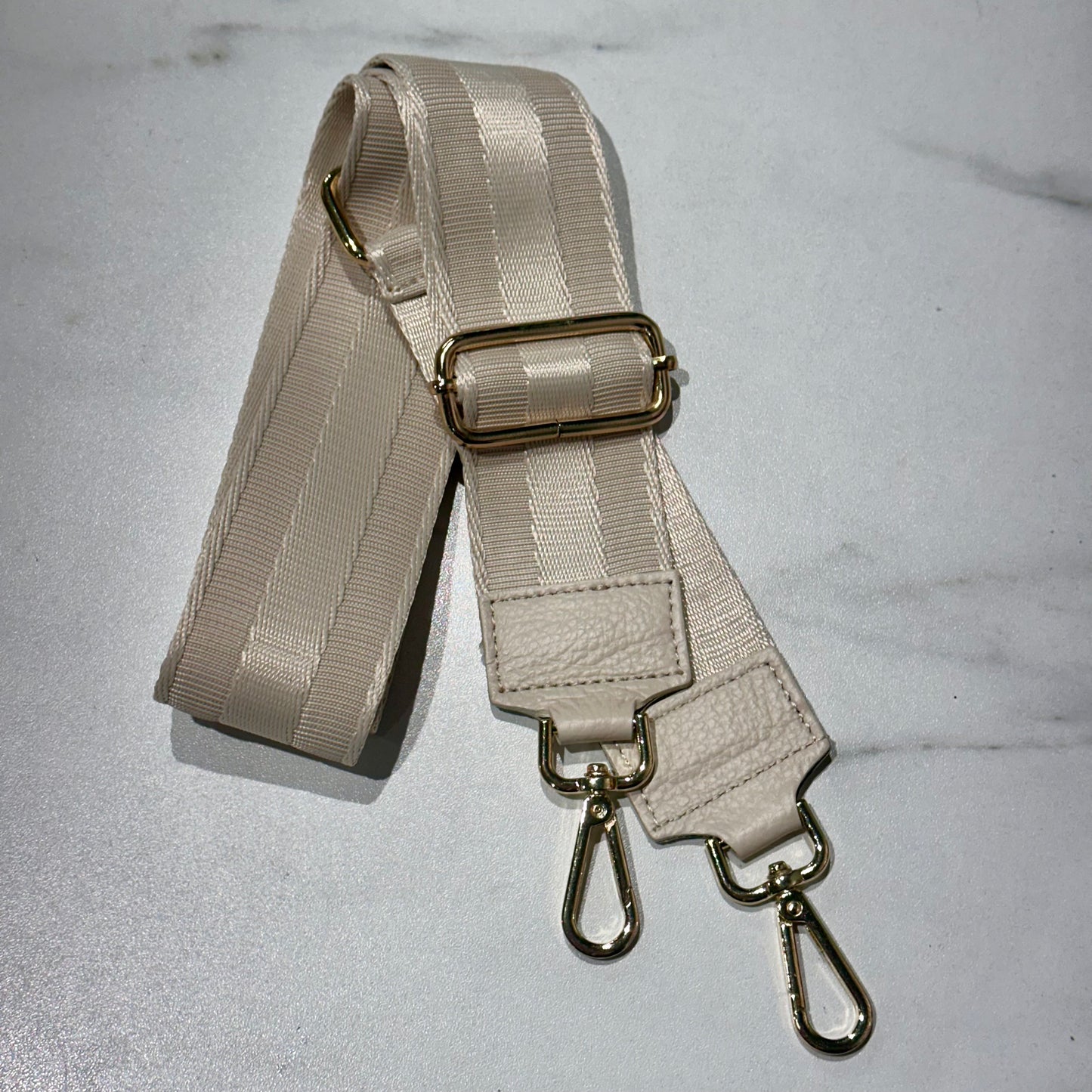 Bag straps ecru uni