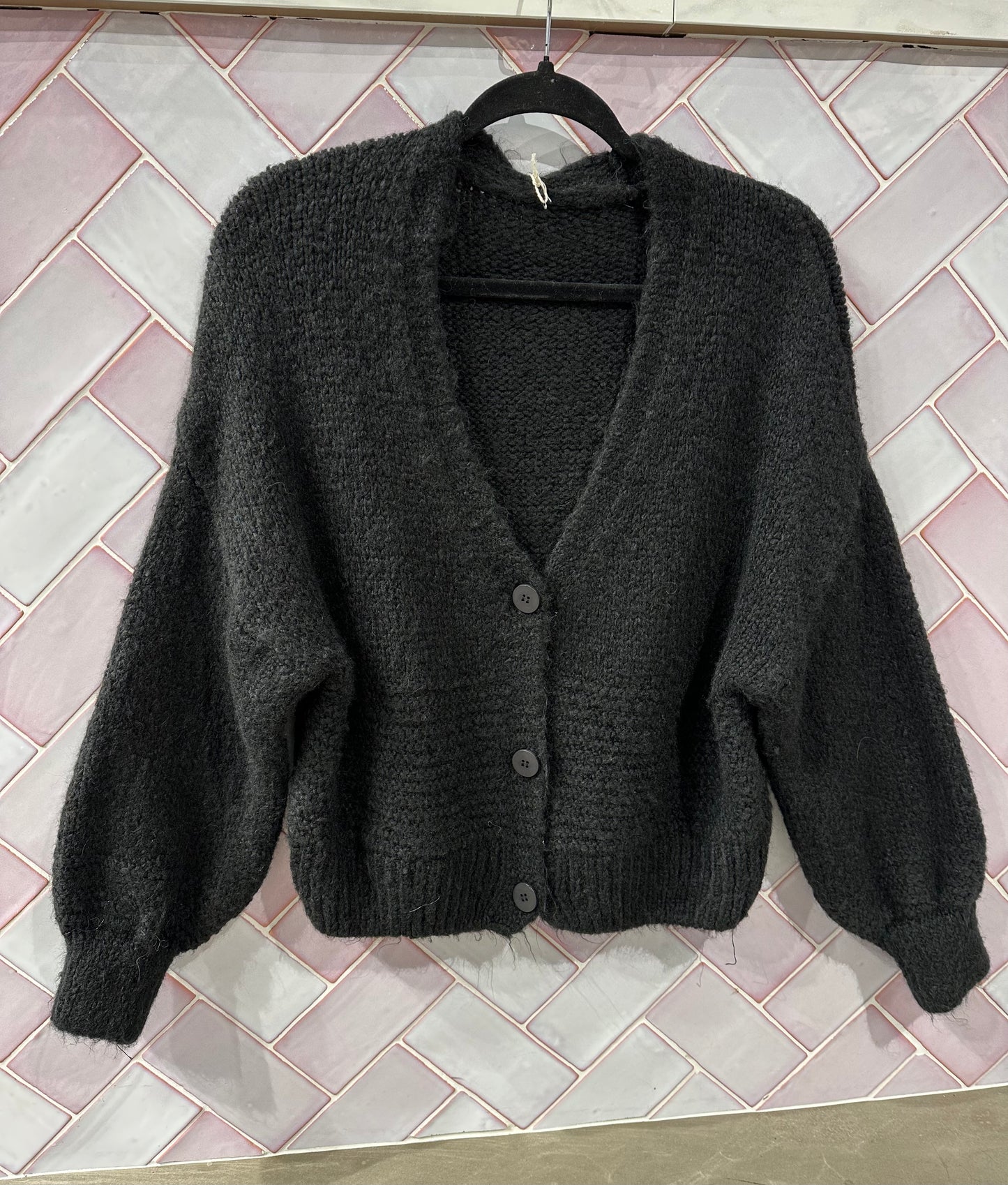 Soft Cardigan zwart