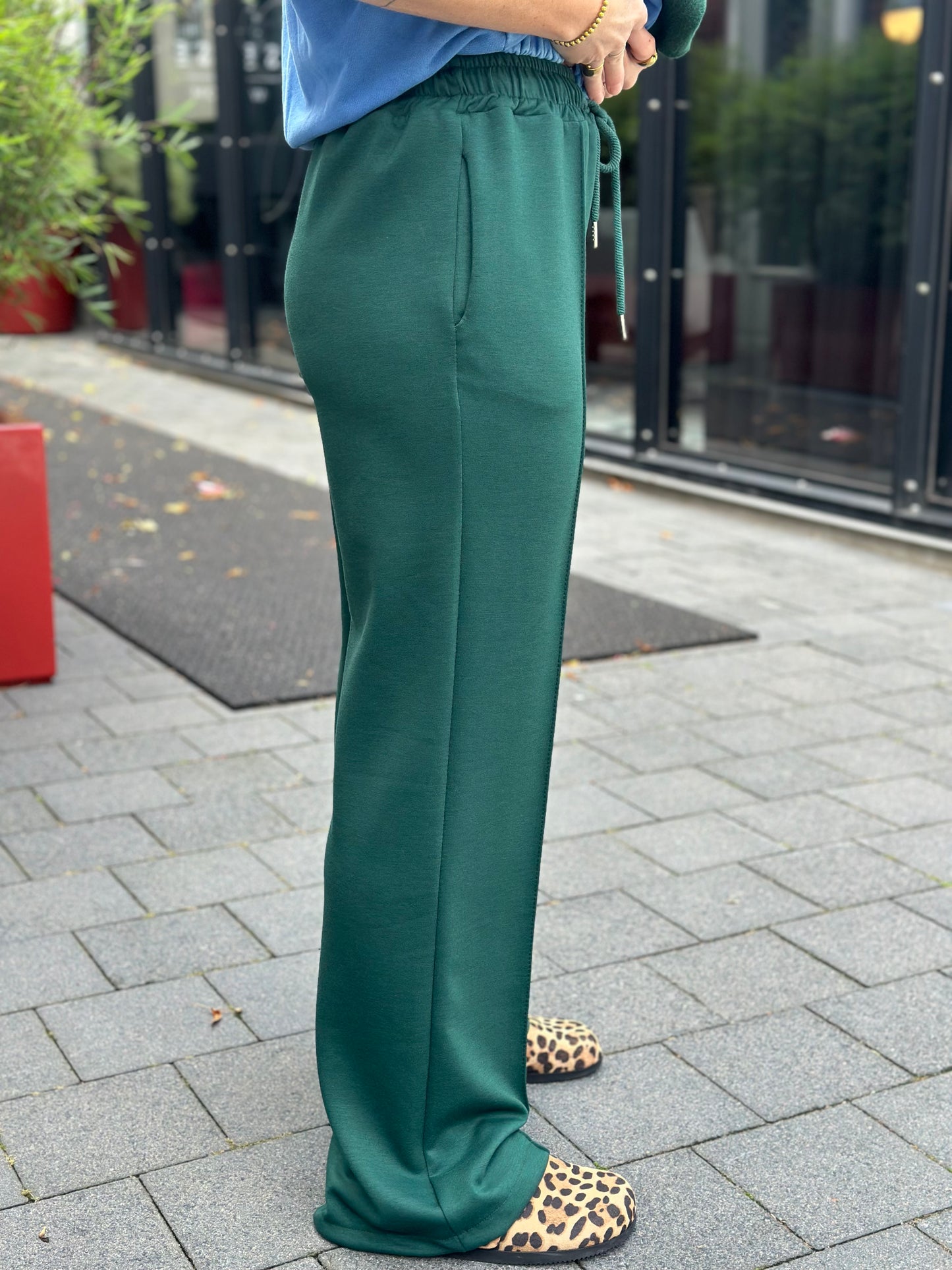 Scubba Sweat broek flessen groen