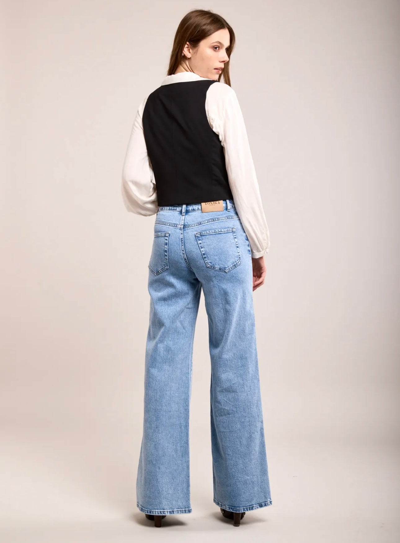 Toxik wide leg jeans blue