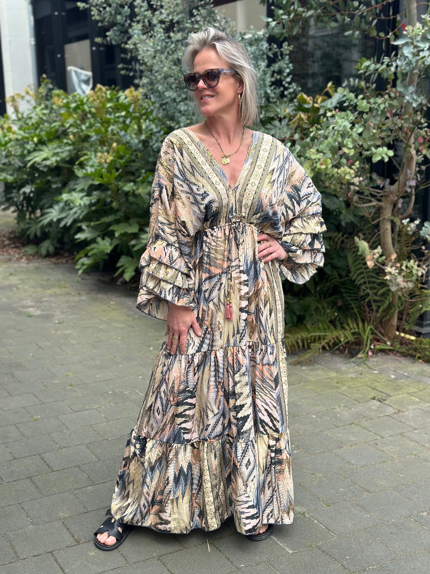 Ibiza Dress beige/nude/grijs