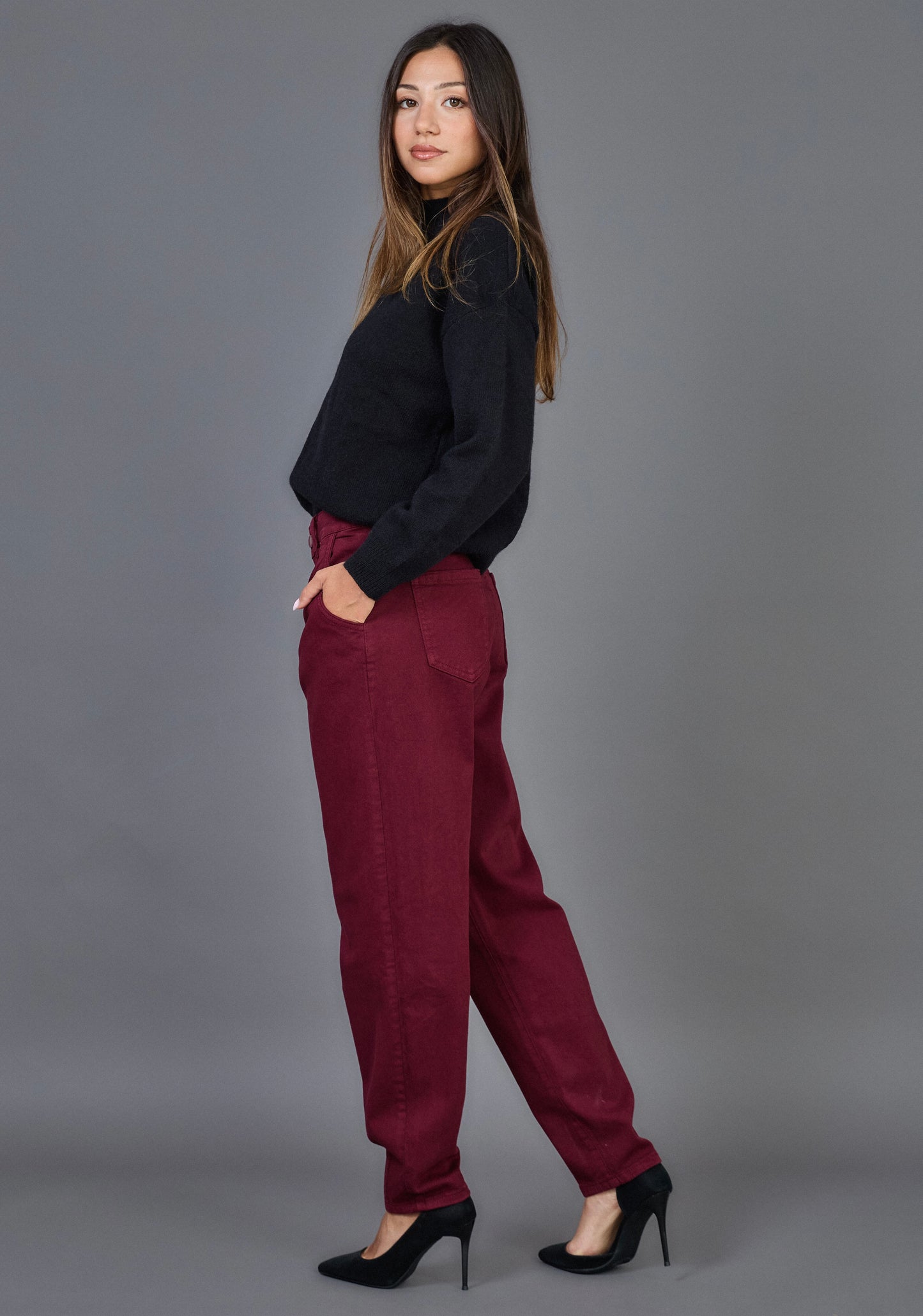 Ana & Lucy Ballon pantalon Bordeaux