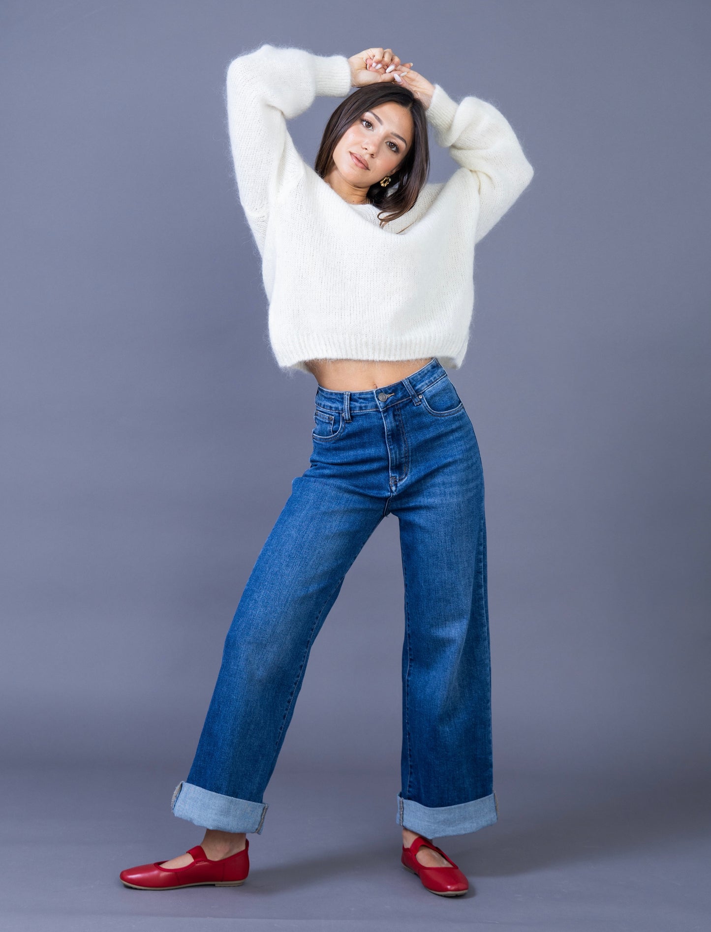 Ana & Lucy straight leg jeans dark blue