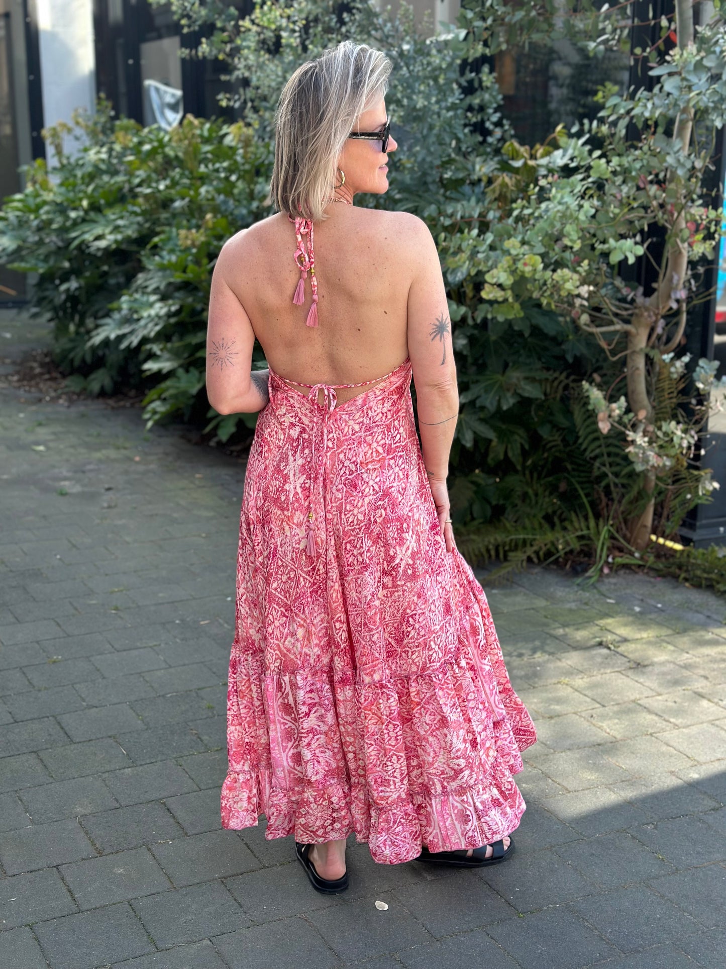 Ibiza summer Dress pink