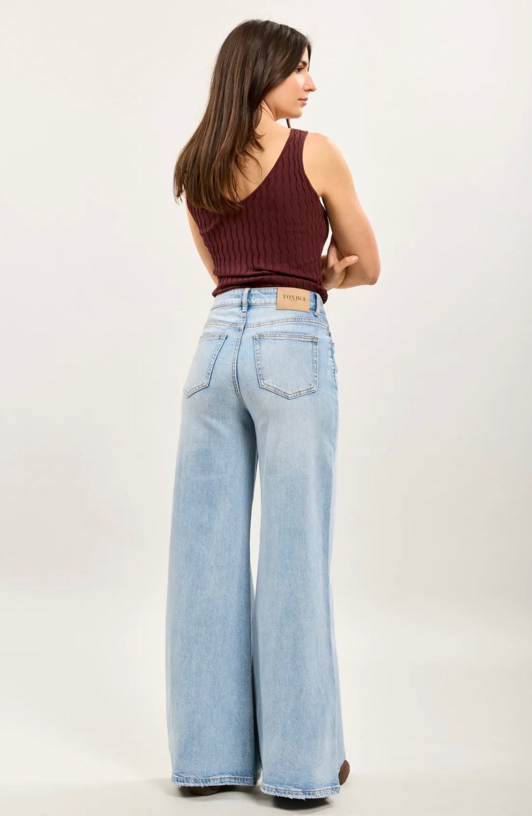 Toxik - Wide leg jeans 95 blue