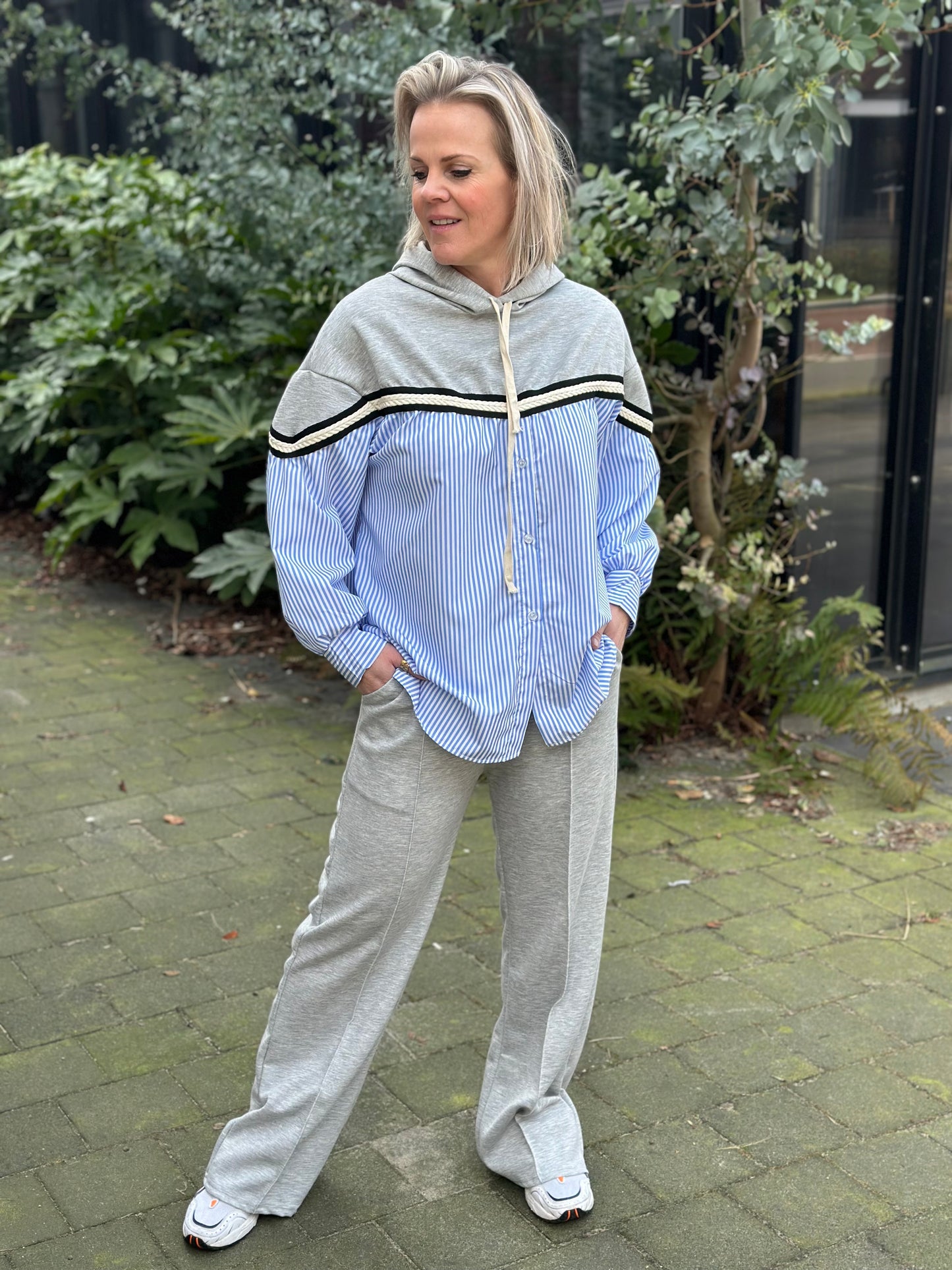 Sweat broek grijs melee