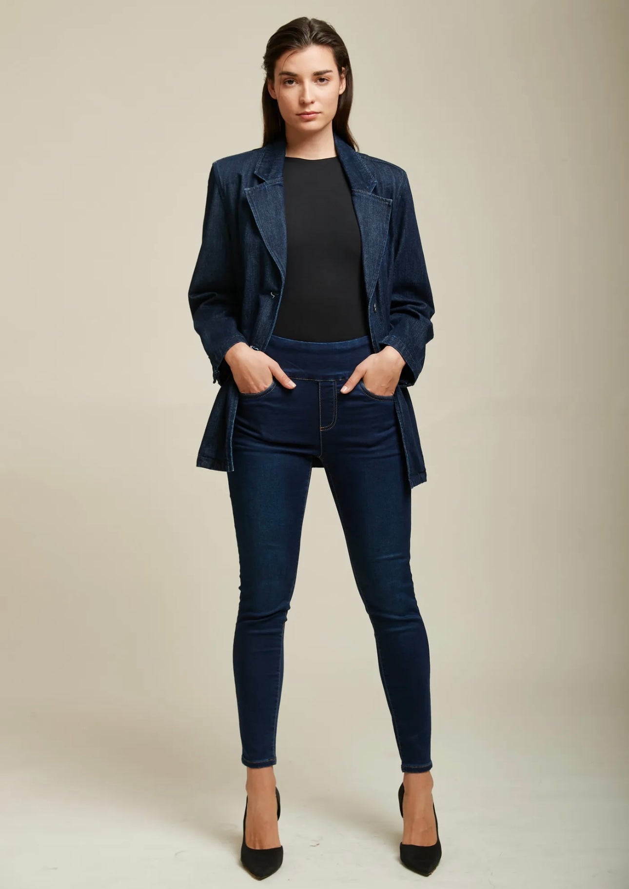 Toxik jeans legging dark blue
