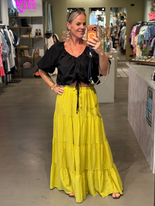 Maxi rok Dina lime