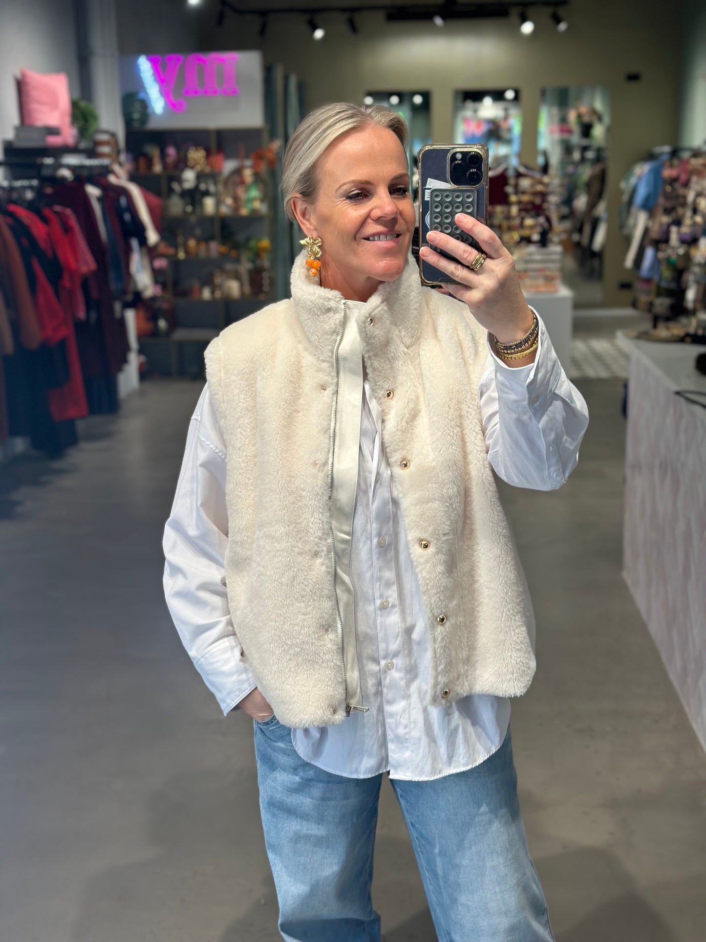 Teddy bodywarmer cream