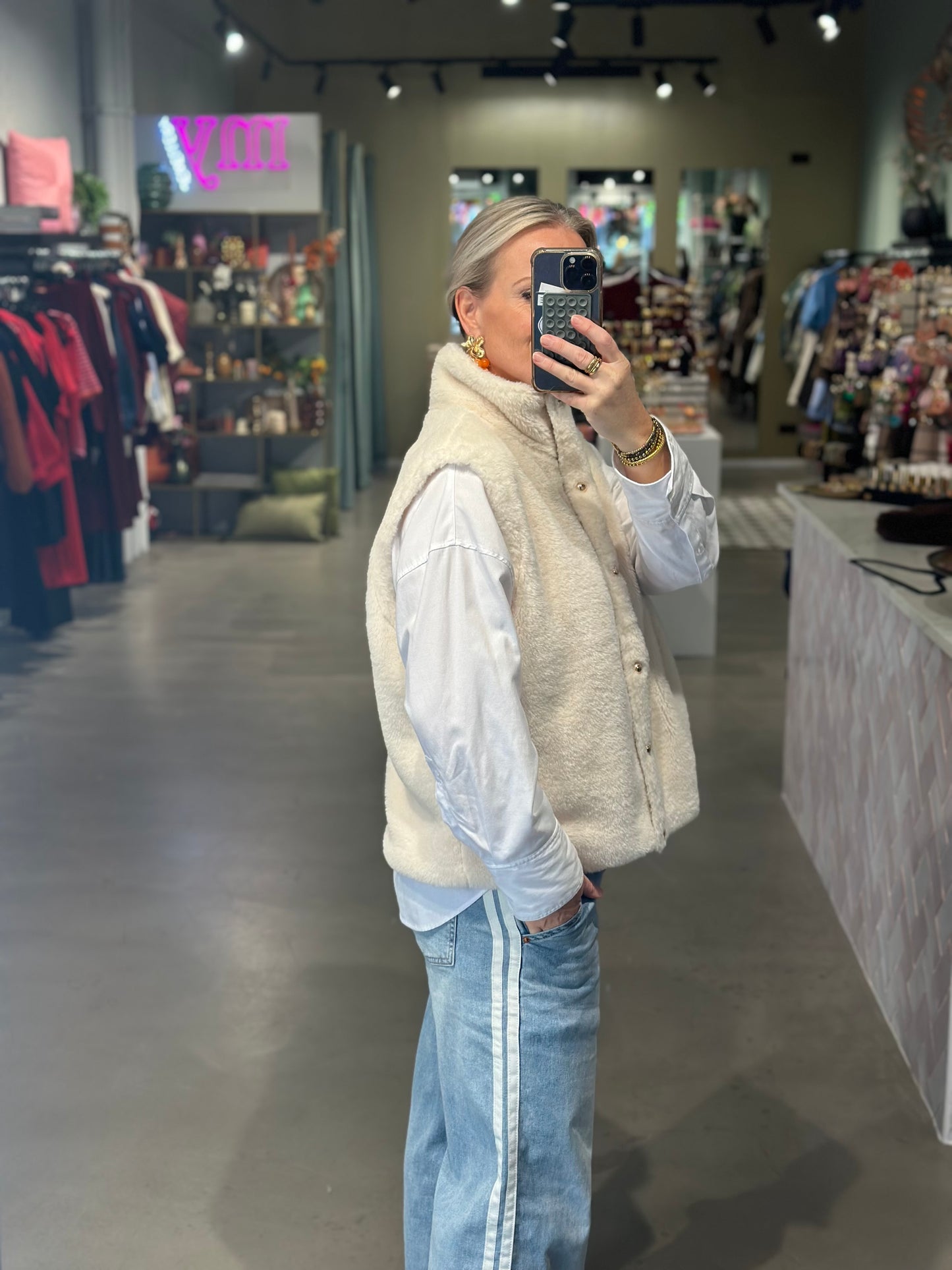 Teddy bodywarmer cream