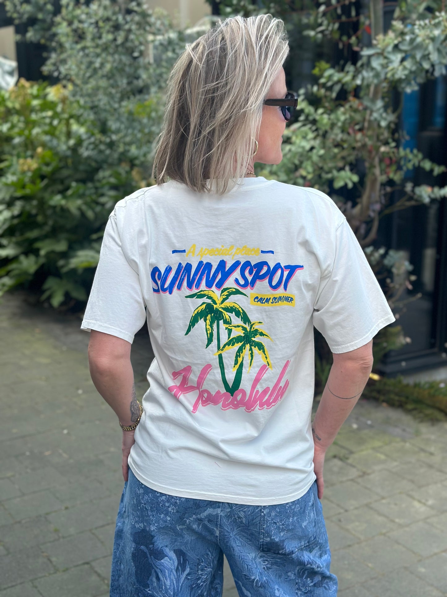 T-shirt Honolulu wit