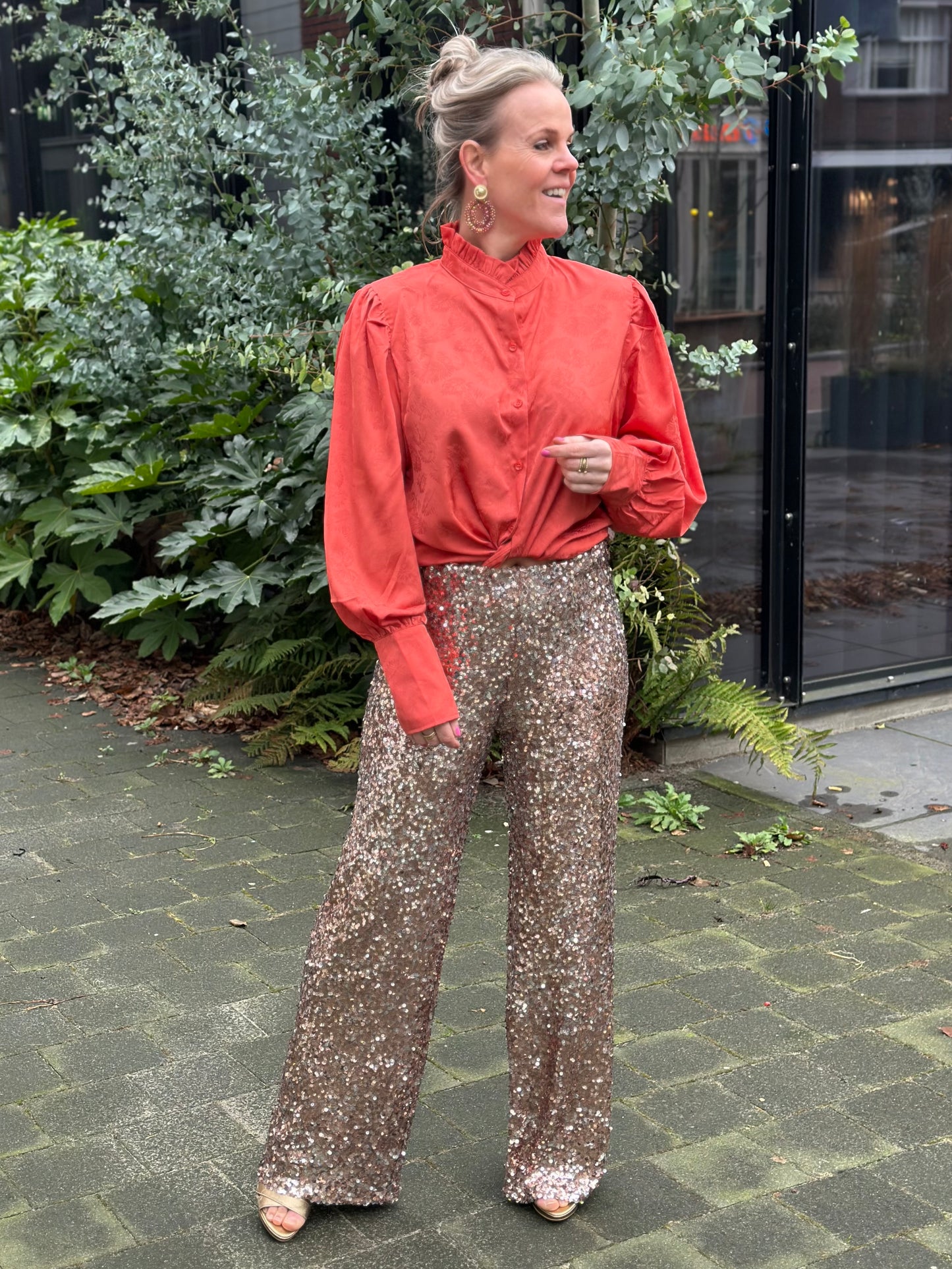 Rosa blouse dusty orange