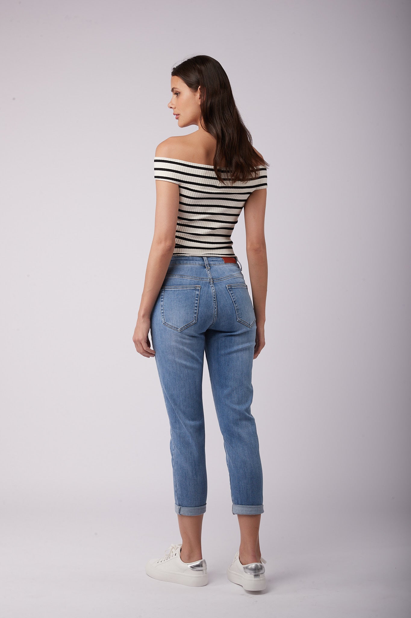 Boyfriend jeans mid blue
