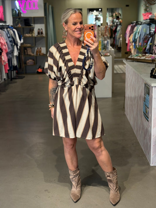 Vanessa Dress brown