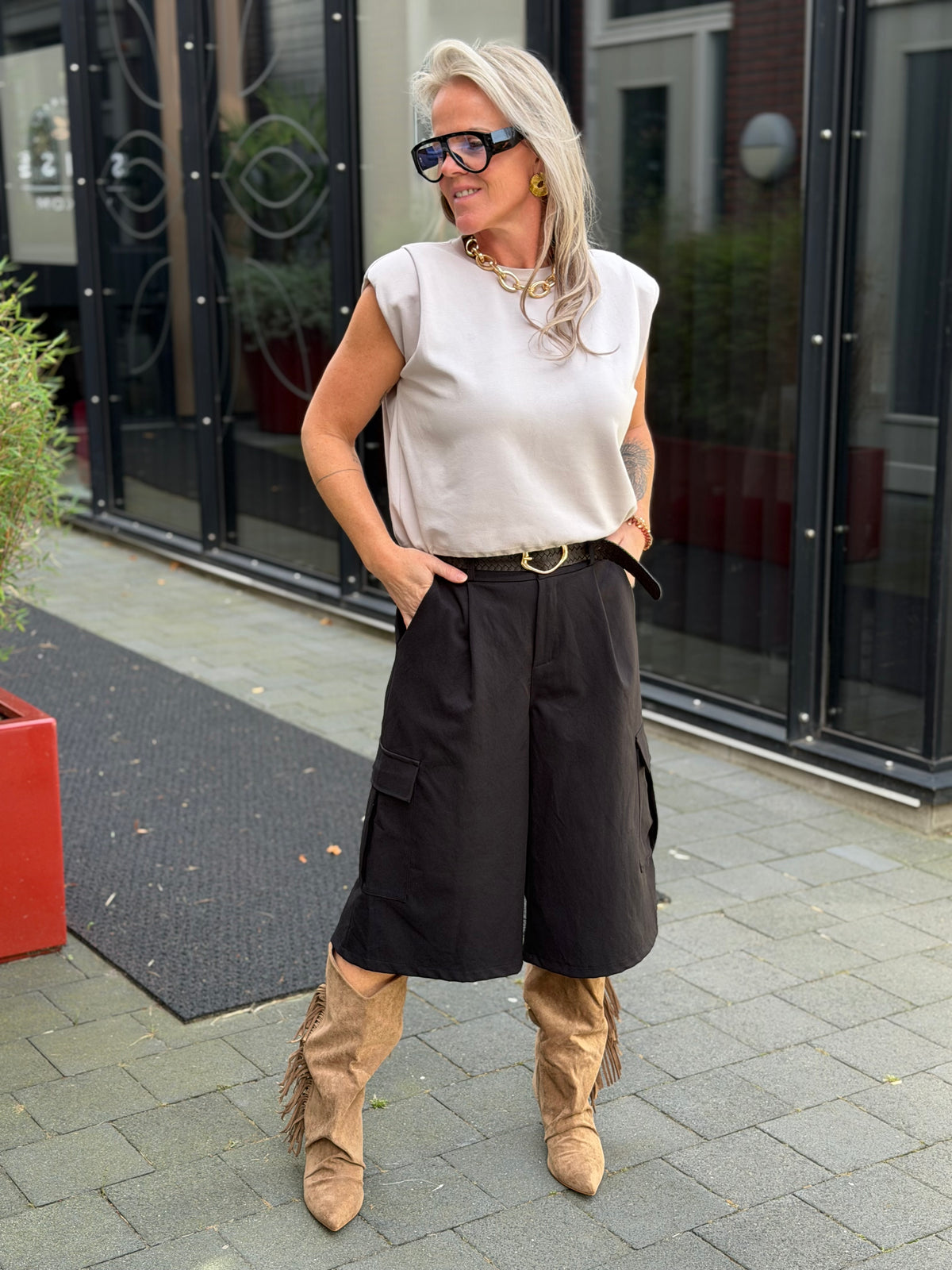 Cargo jort black