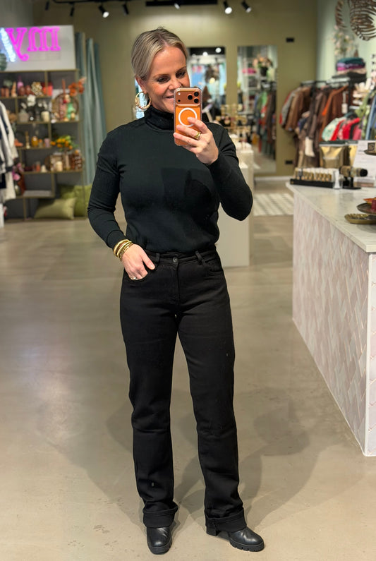 Toxik - Tall straight jeans black