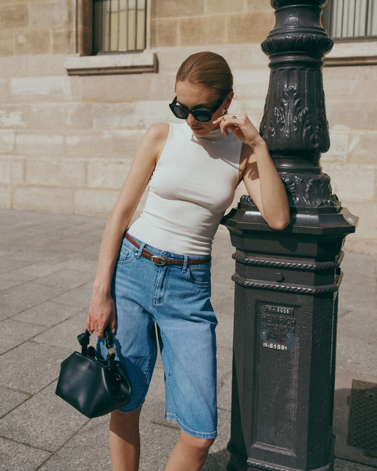 Denim Bermuda blue