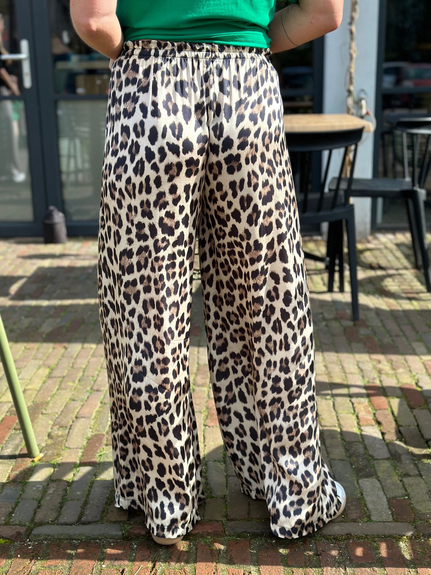 Silky Viscose Leopard pants