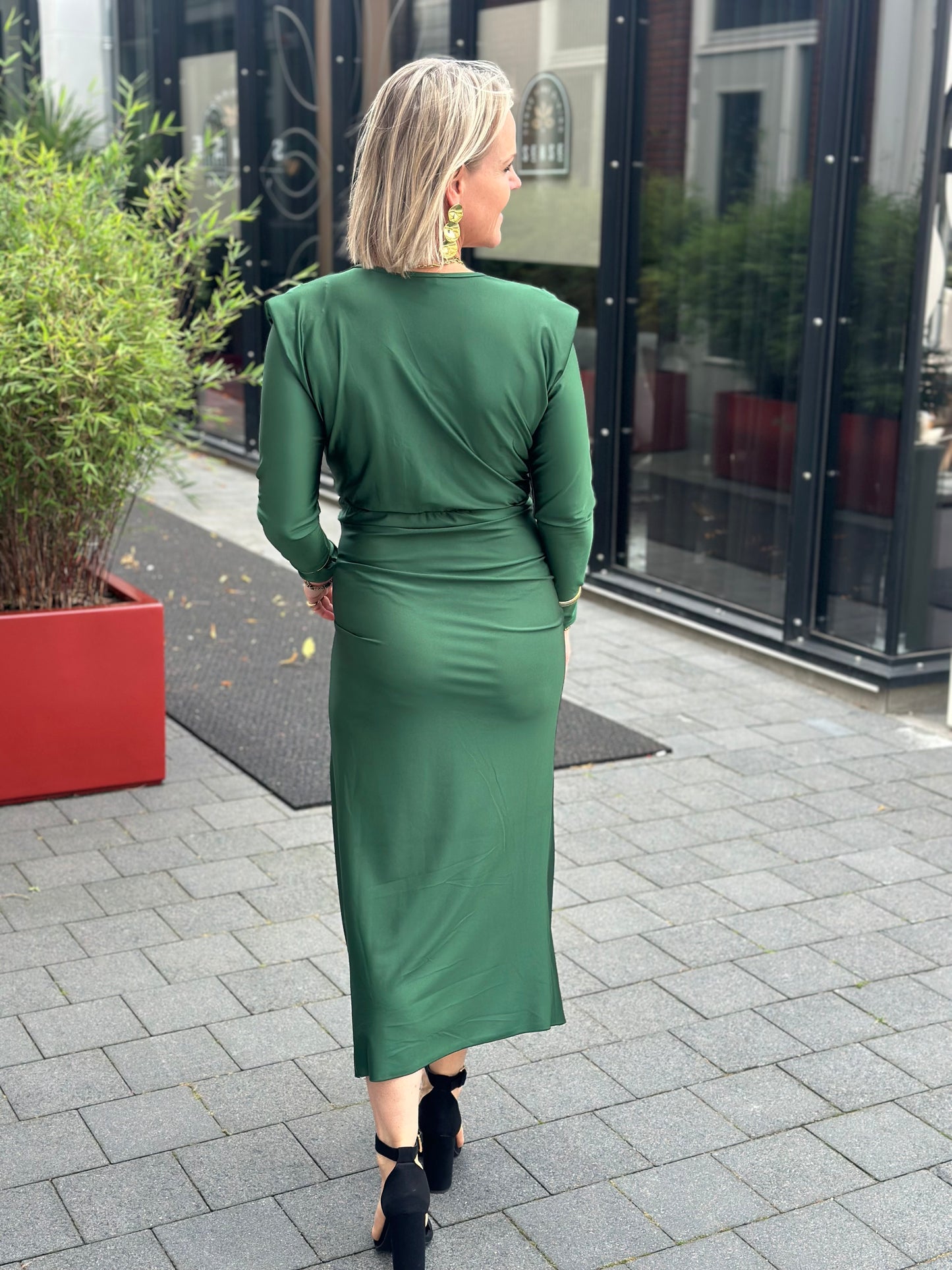 Pamela Dress donker groen
