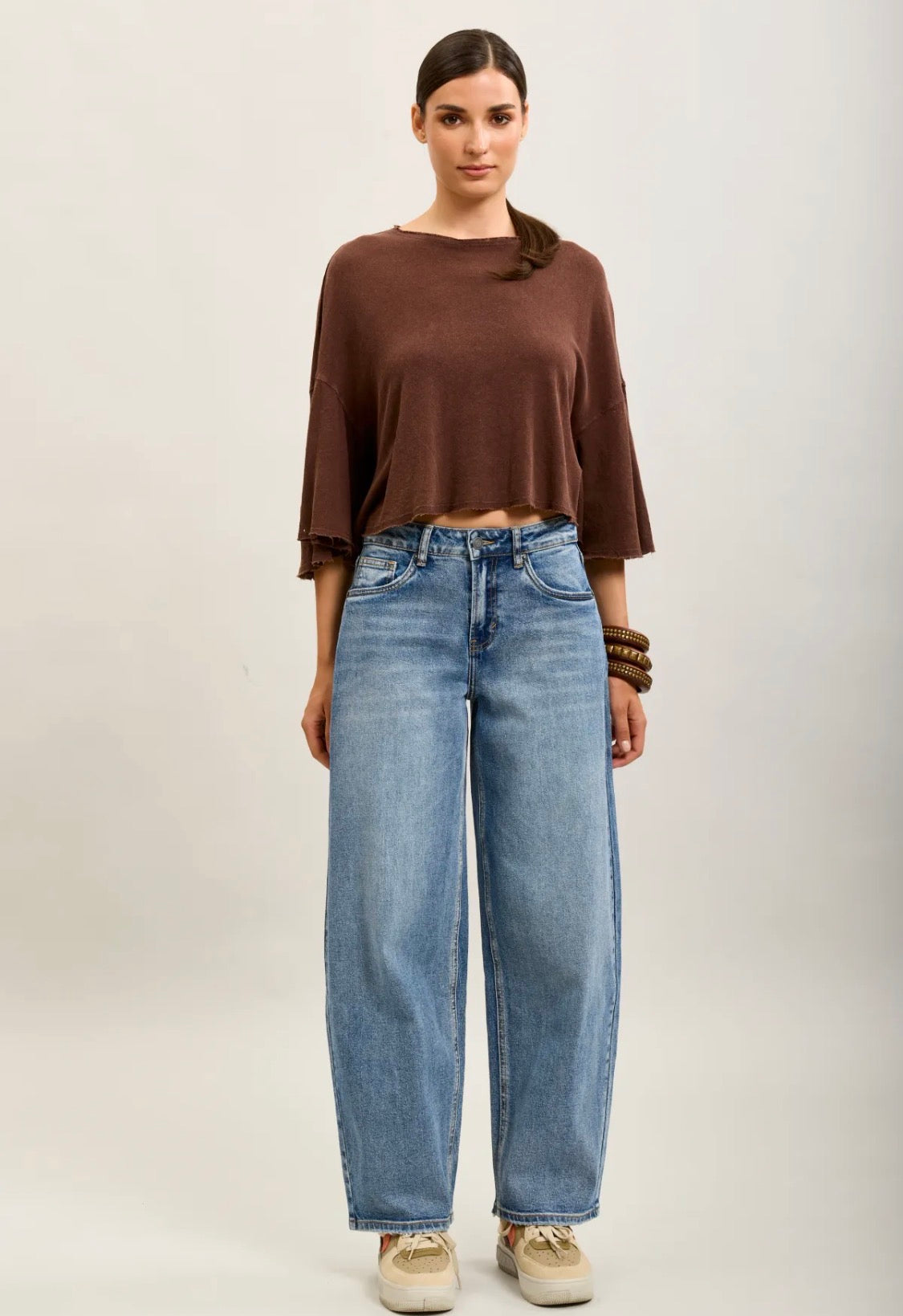 Toxik- Barrel Jeans mid blue