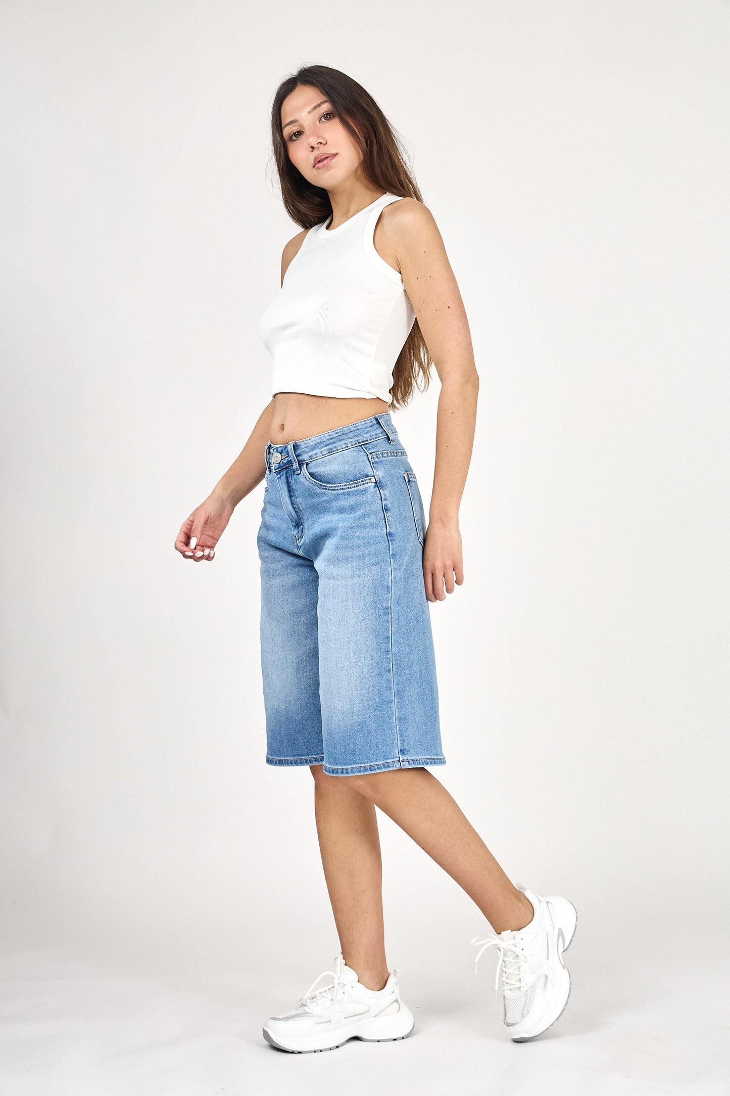 Denim Bermuda blue