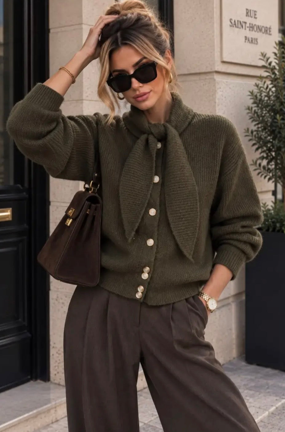 Cardigan Lilly khaki