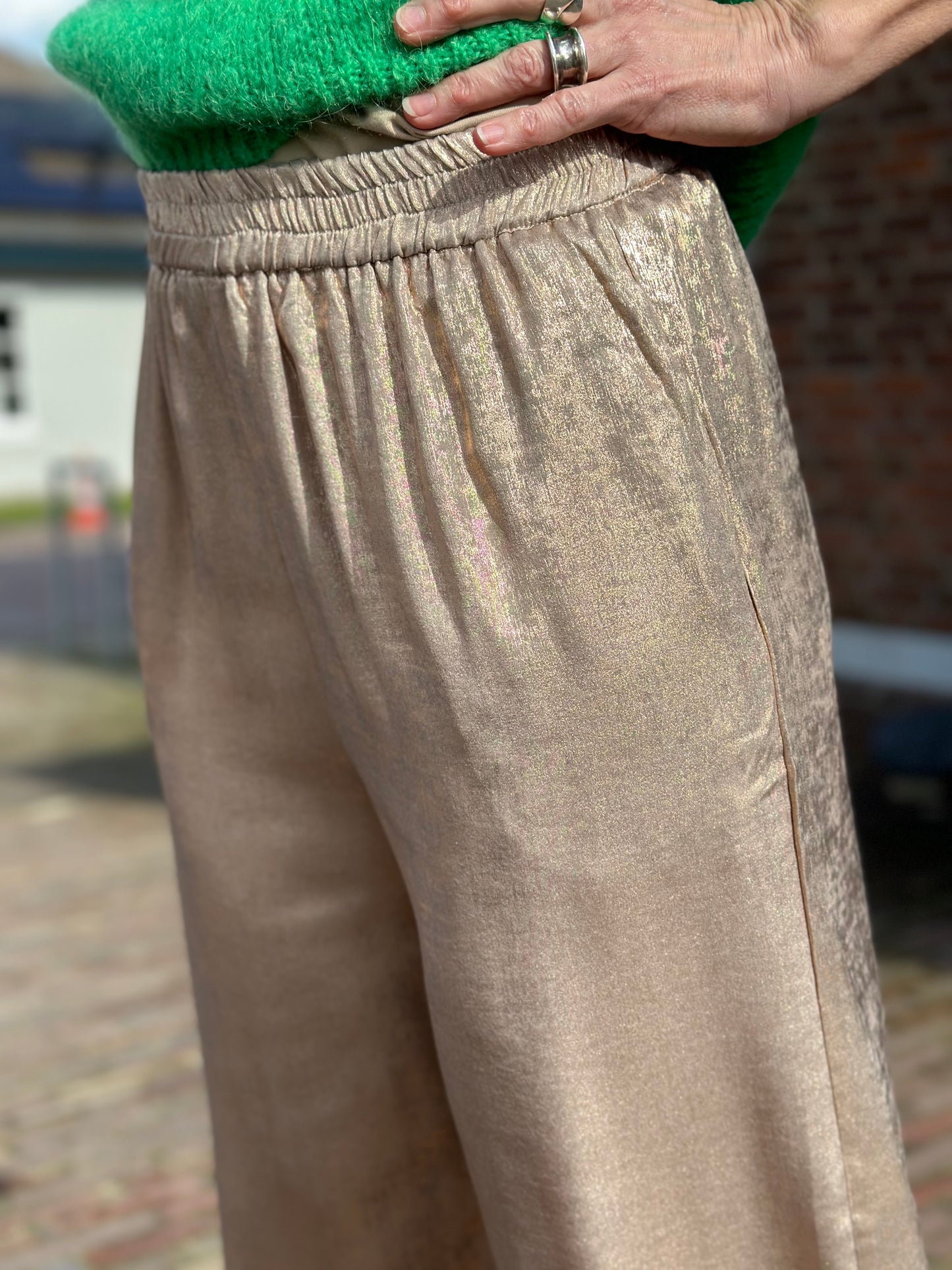 Gouden pantalon